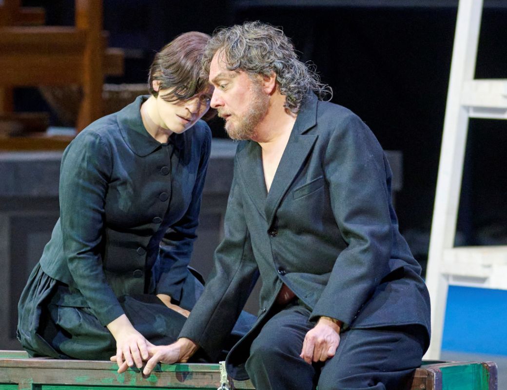 Kate Lindsey (Penelope) und Georg Nigl (Ulisse) &copy; Wiener Staatsoper | Michael P&ouml;hn