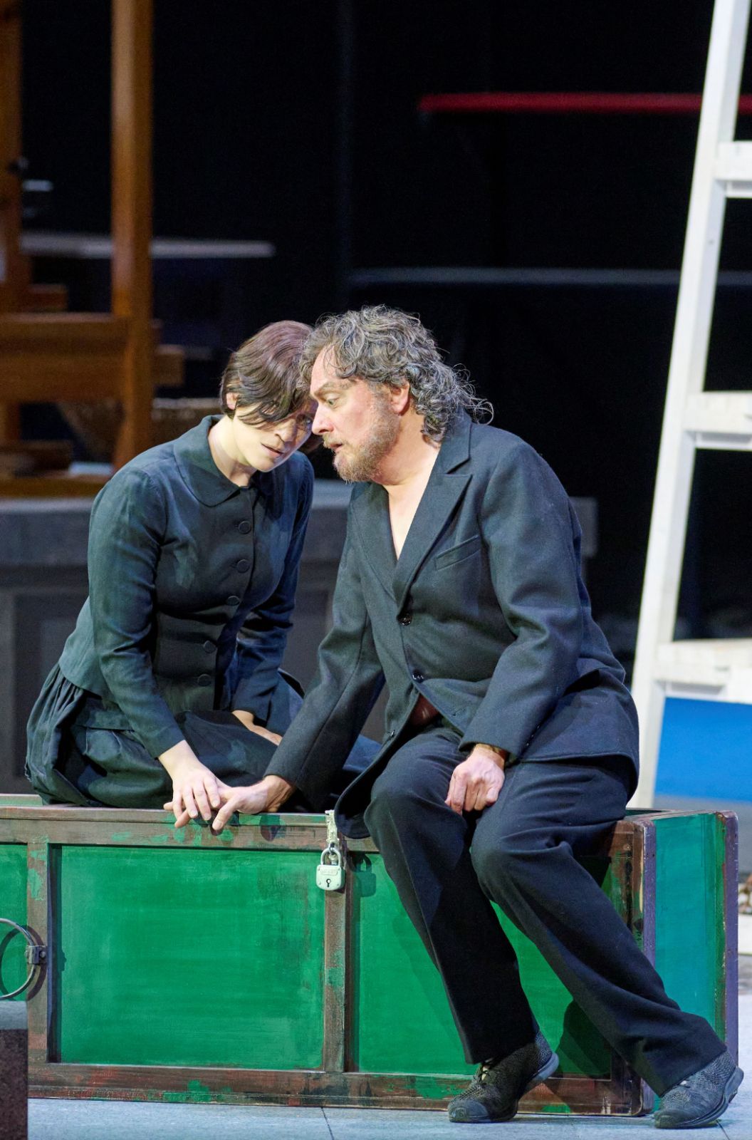 Kate Lindsey (Penelope) und Georg Nigl (Ulisse) &copy; Wiener Staatsoper | Michael Pöhn
