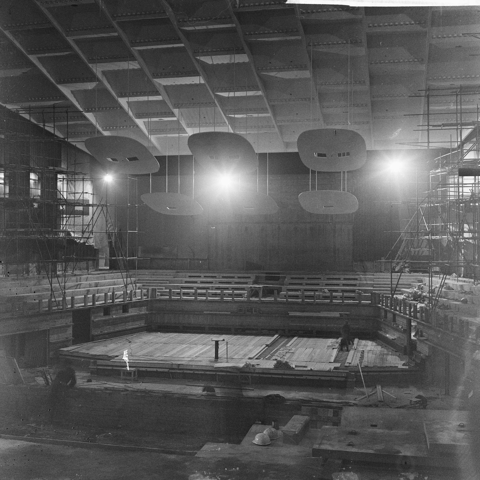 Stage of De Doelen under construction in 1965 &copy; Netherlands Nationaal Archief | Public Domain