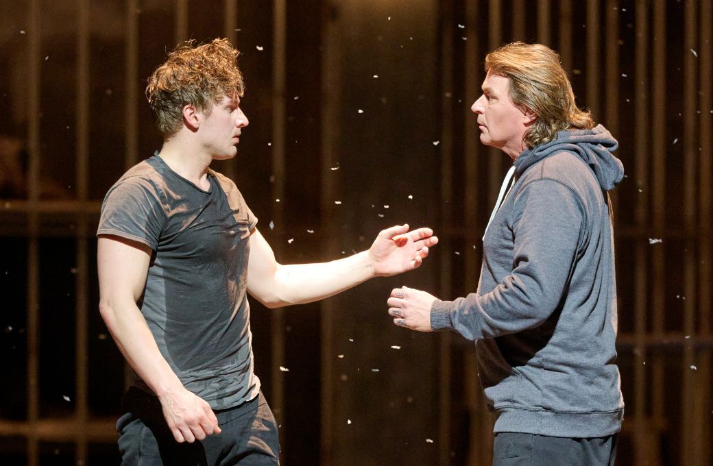 Nikolay Sidorenko und Klaus Florian Vogt (Parsifal) © Wiener Staatsoper | Michael Pöhn