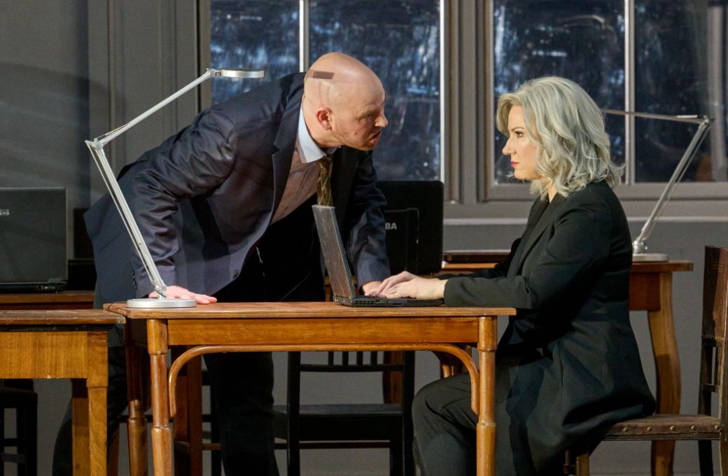 Derek Welton (Klingsor) und Ekaterina Gubanova (Kundry) &copy; Wiener Staatsoper | Michael P&ouml;hn
