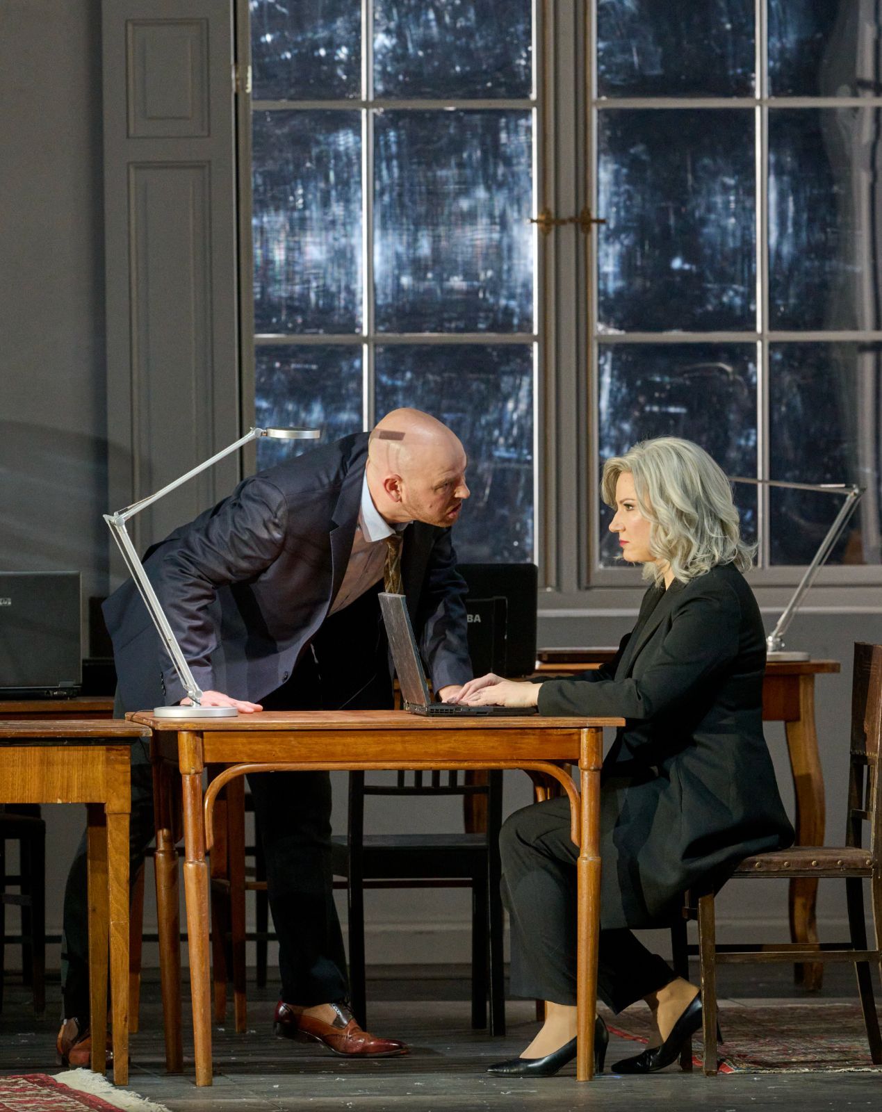 Derek Welton (Klingsor) und Ekaterina Gubanova (Kundry) &copy; Wiener Staatsoper | Michael Pöhn