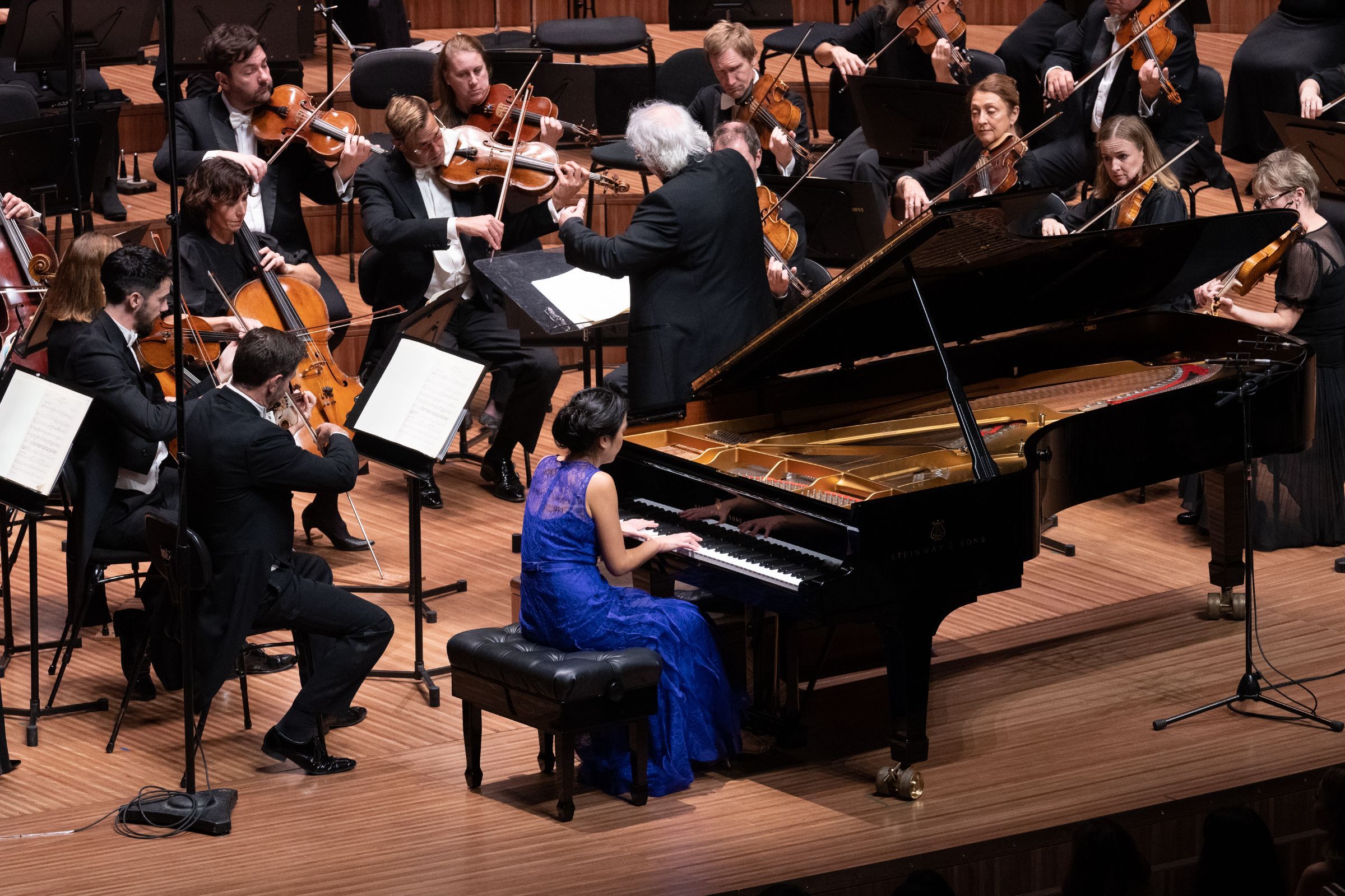 Andrea Lam, Sir Donald Runnicles and the Sydney Symphony © Jay Patel