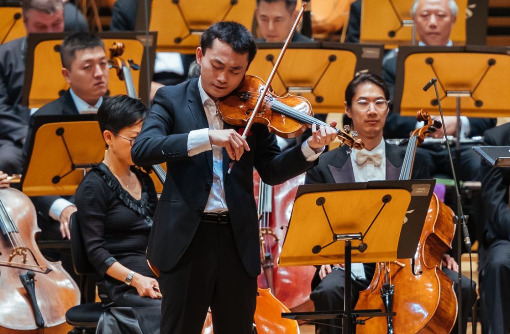 Ziyu He and the Singapore Symphony Orchestra © Nathaniel Lim | Singapore Symphony Orchestra