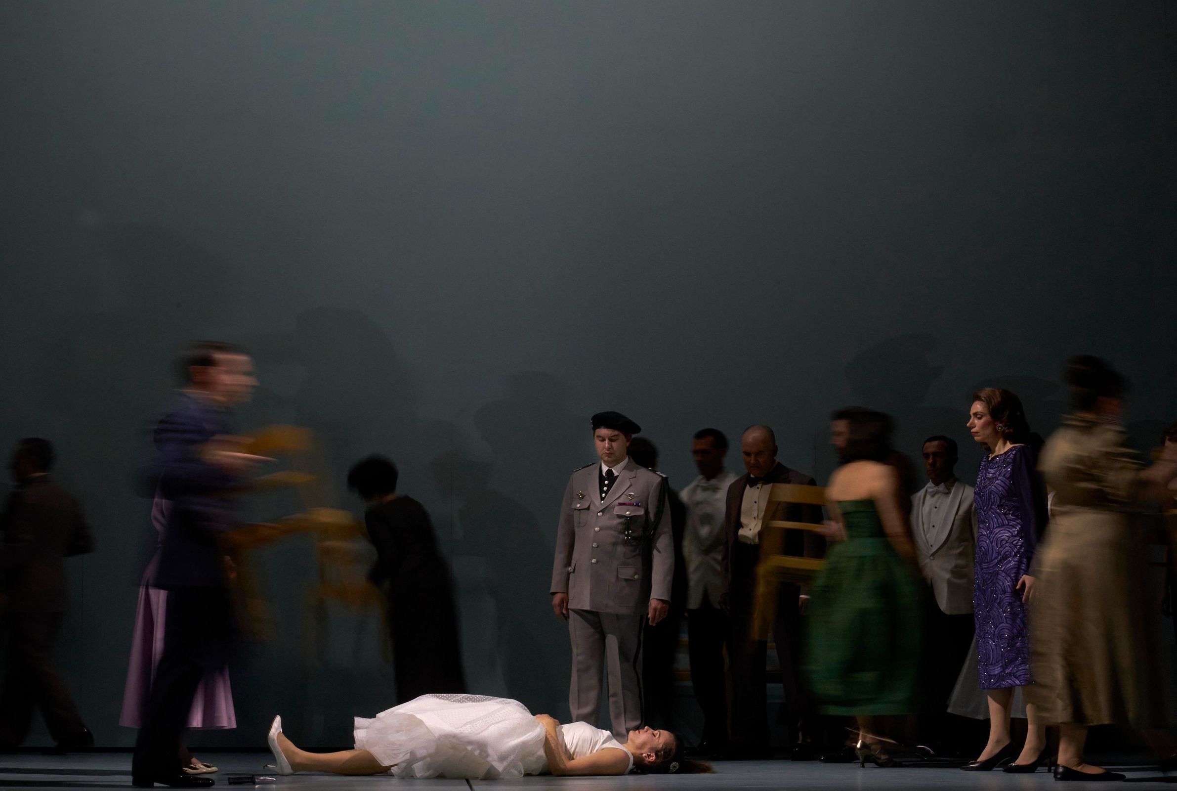 Julie Fuchs (Juliette) und Andrew Moore (Paris) &copy; Herwig Prammer