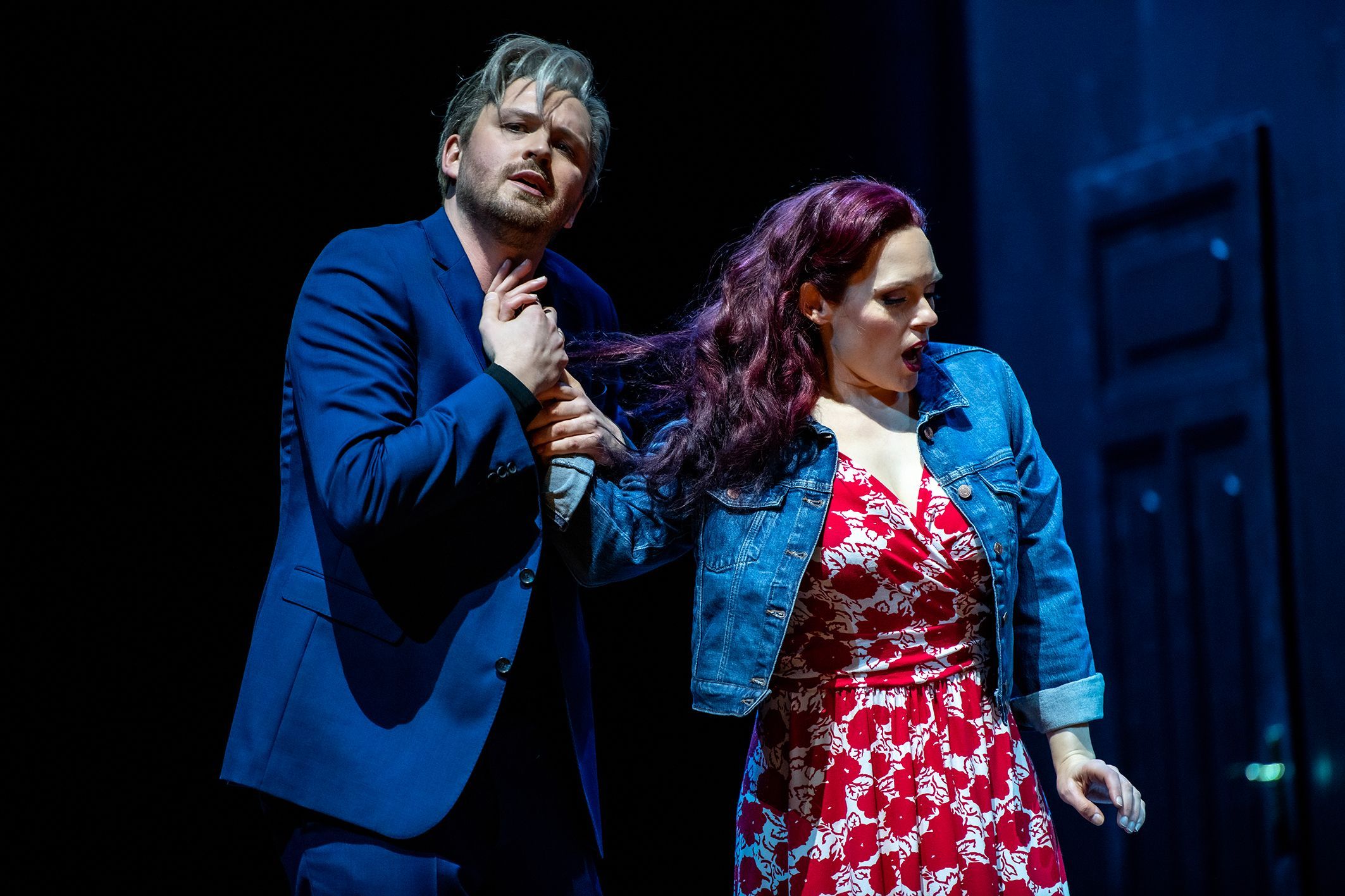 Samuel Hasselhorn (Graf Almaviva) und Emily Newton (Gräfin Almaviva) © Bettina Stöss