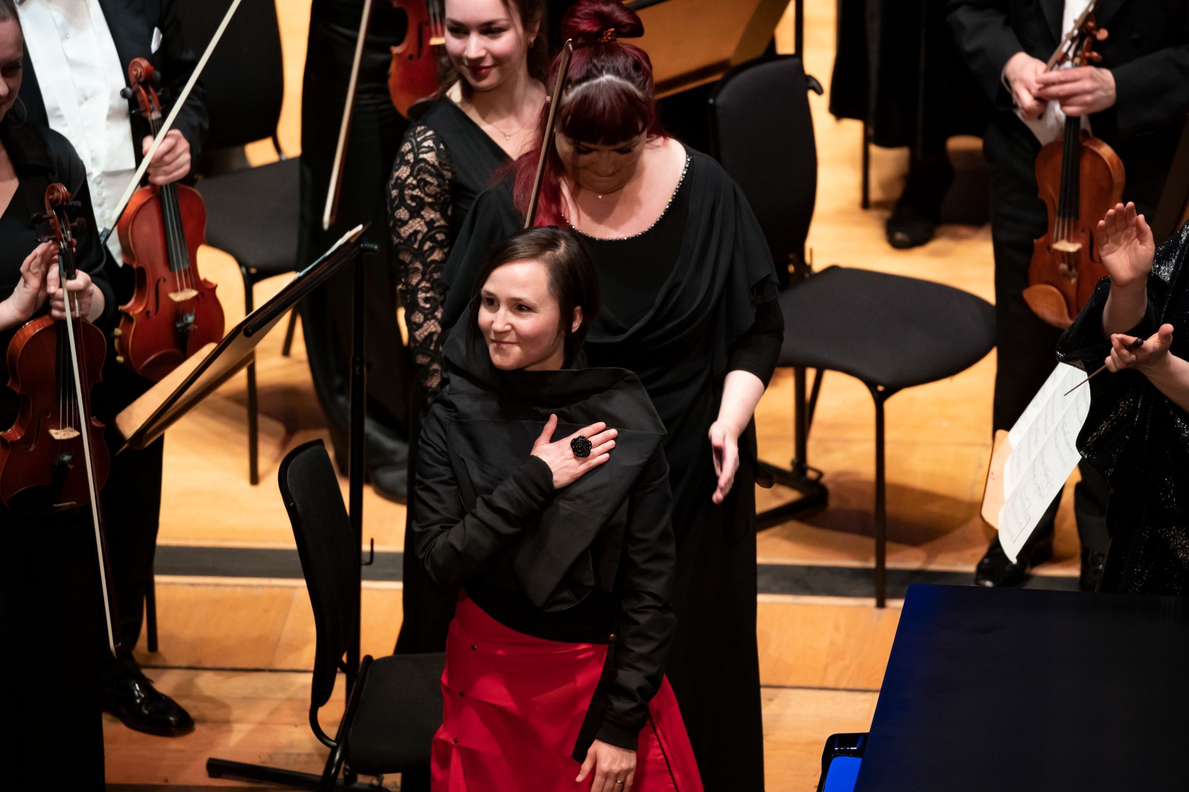 Anna Thorvaldsdottir and the Iceland Symphony Orchestra &copy; Nick Rutter
