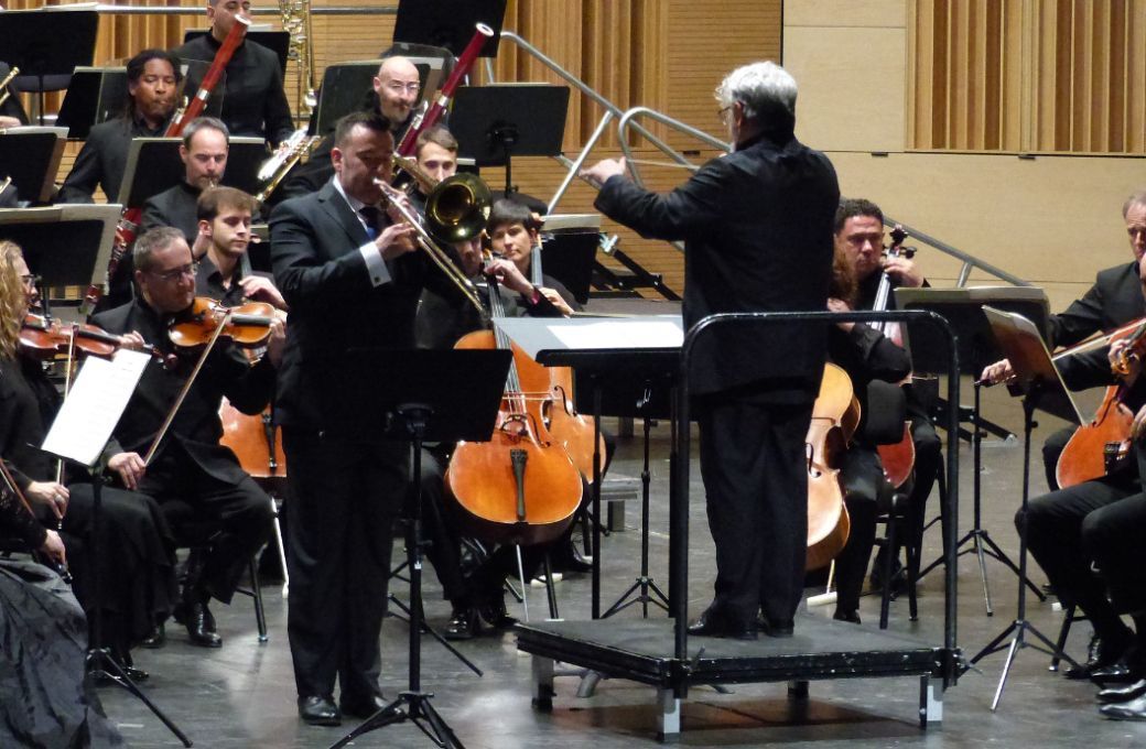Antonio Lloret, Miguel Romea y la Orquesta de Extremadura &copy; Orquesta de Extremadura