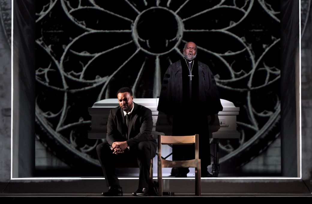 Kenneth Kellogg (The Father) and Ronald Samm (The Reverend) © Zoe Martin
