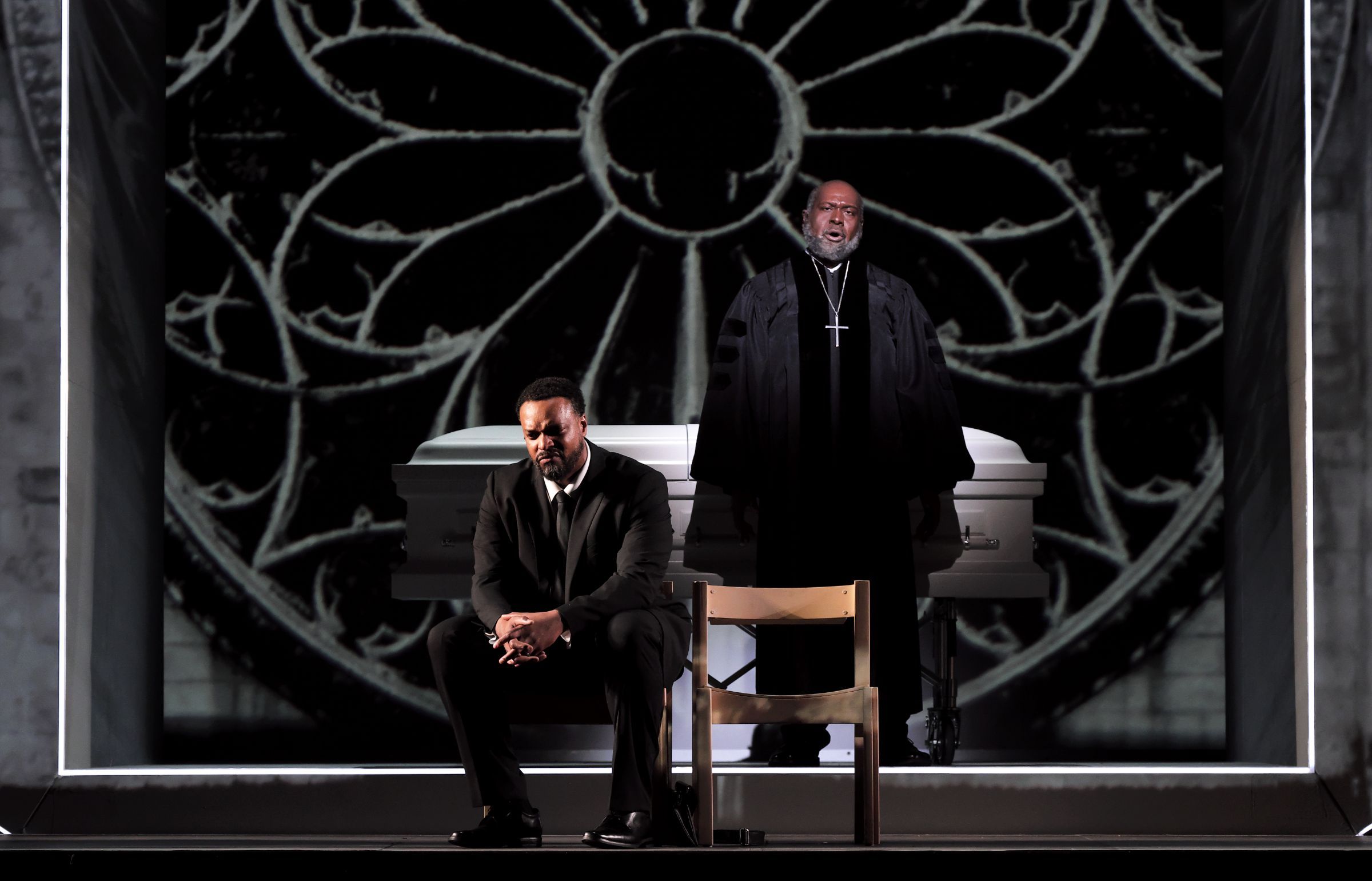 Kenneth Kellogg (The Father) and Ronald Samm (The Reverend) &copy; Zoe Martin
