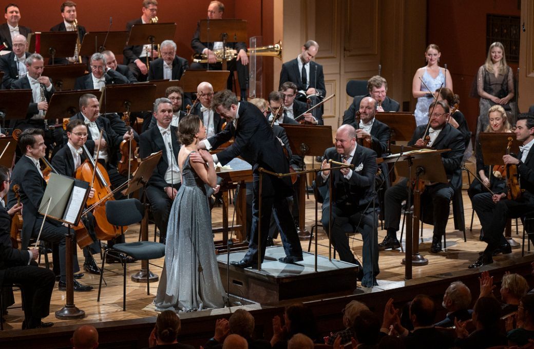 Christiane Karg, Daniel Harding and Andrew Staples © Petr Kadlec