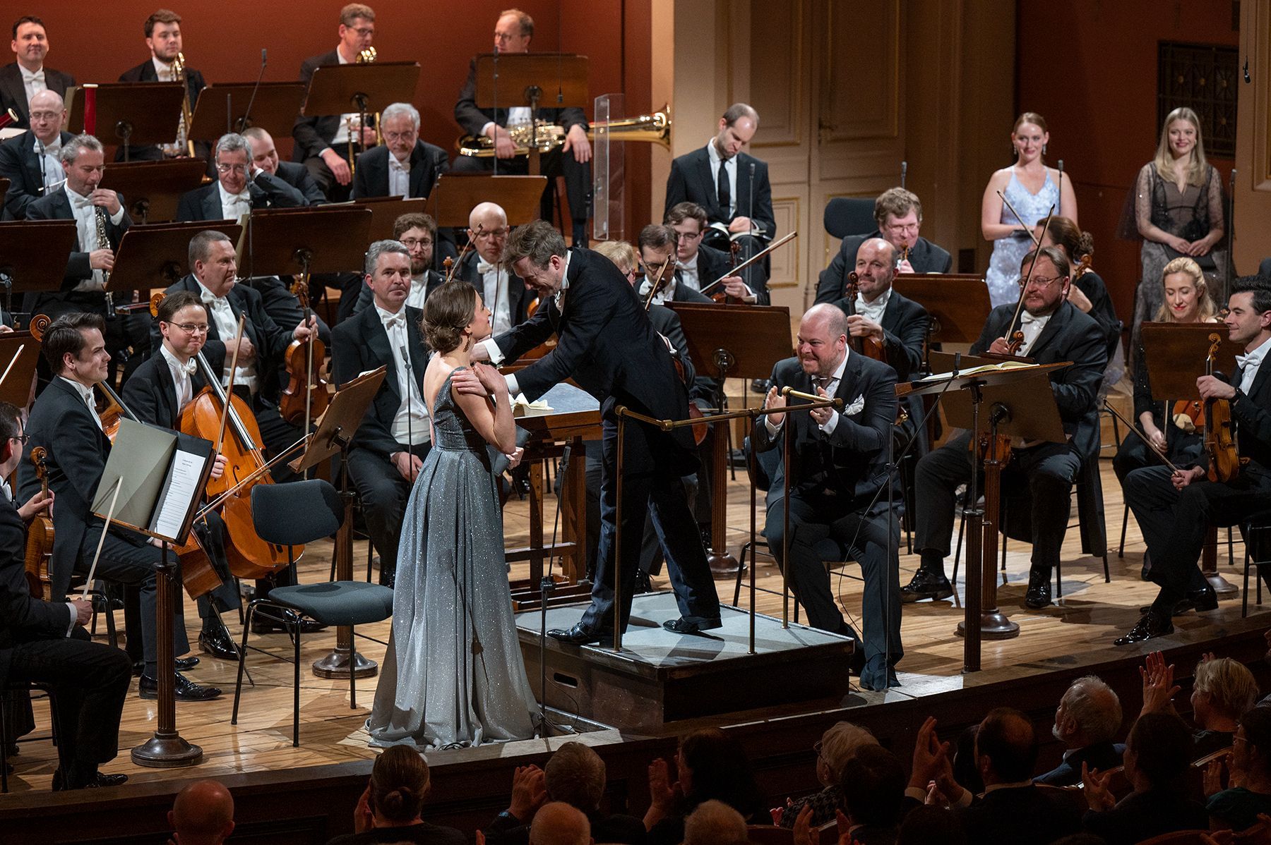 Christiane Karg, Daniel Harding and Andrew Staples © Petr Kadlec