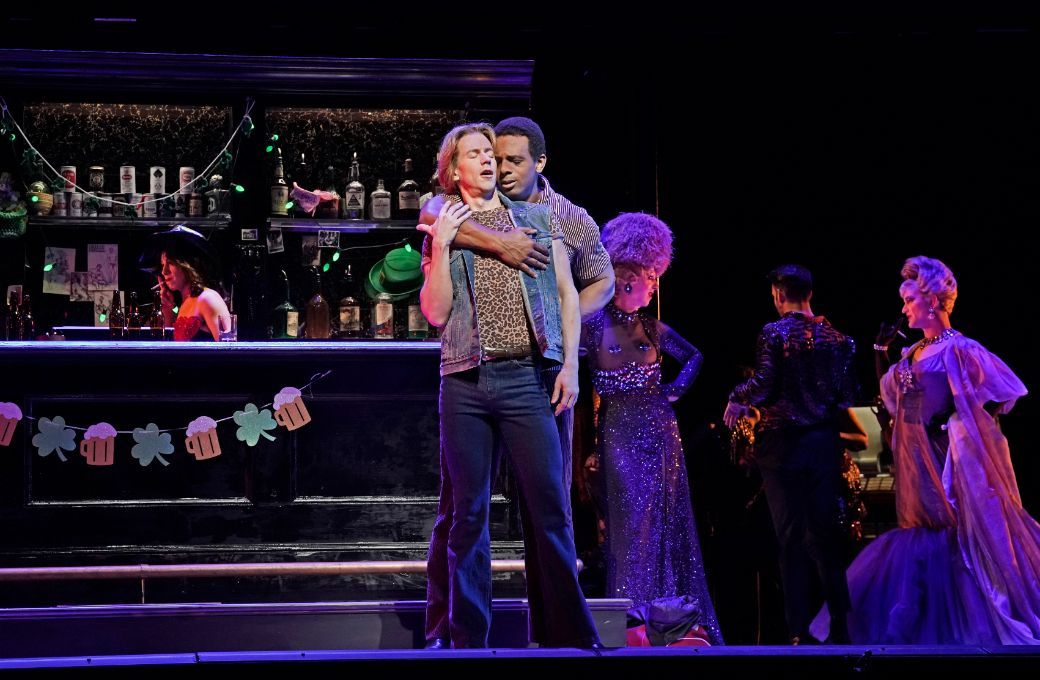 Edward Nelson (Man in Bar) and Ryan Speedo Green (Young Emile Griffith) &copy; Ken Howard/Metropolitan Opera