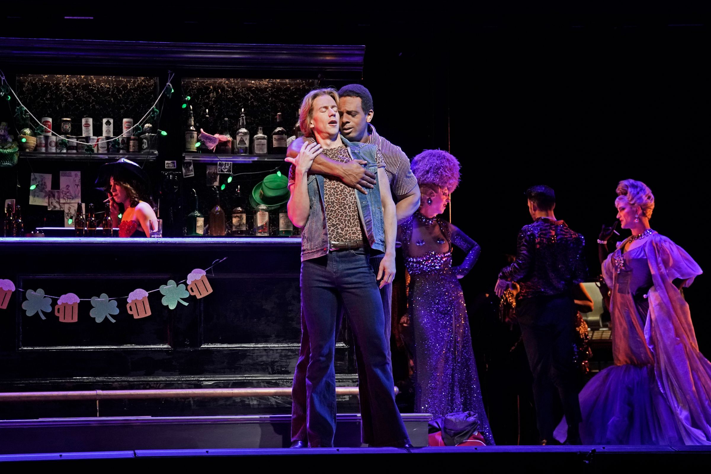 Edward Nelson (Man in Bar) and Ryan Speedo Green (Young Emile Griffith) &copy; Ken Howard/Metropolitan Opera