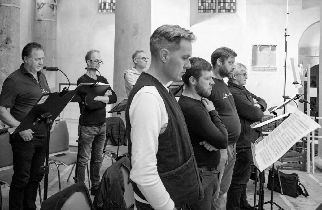 Cappella Amsterdam bei CD-Aufnahmen (2022) &copy; Diederik Rooker