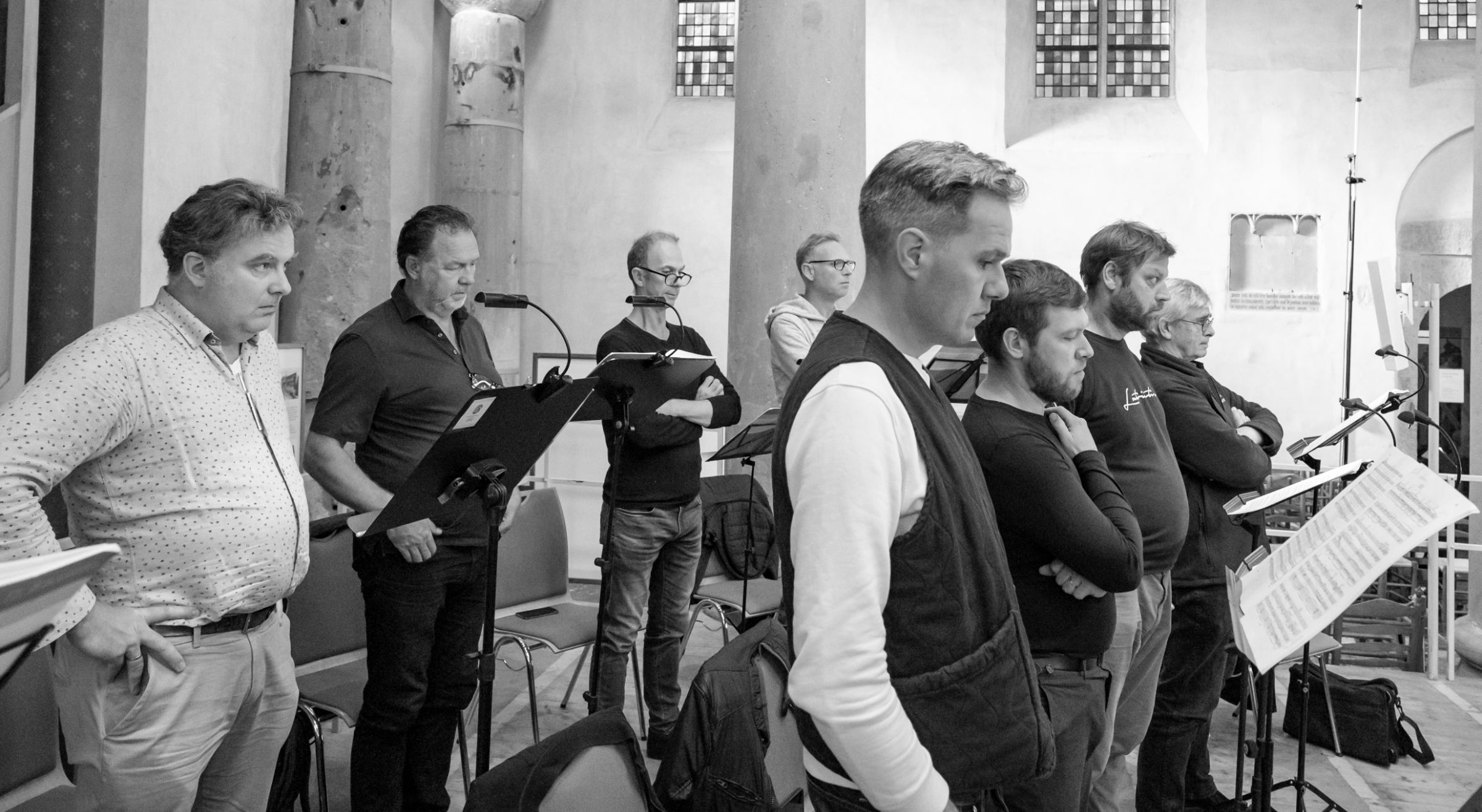 Cappella Amsterdam bei CD-Aufnahmen (2022) &copy; Diederik Rooker