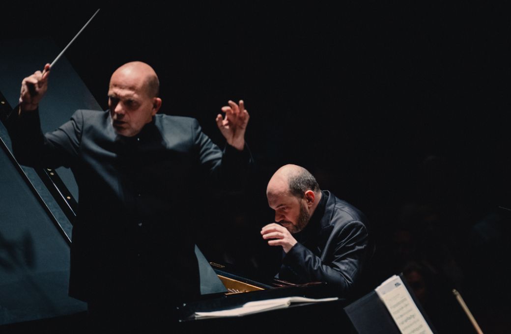 Jaap van Zweden and Kirill Gerstein &copy; Vincent Callot/Antwerp Symphony Orchestra