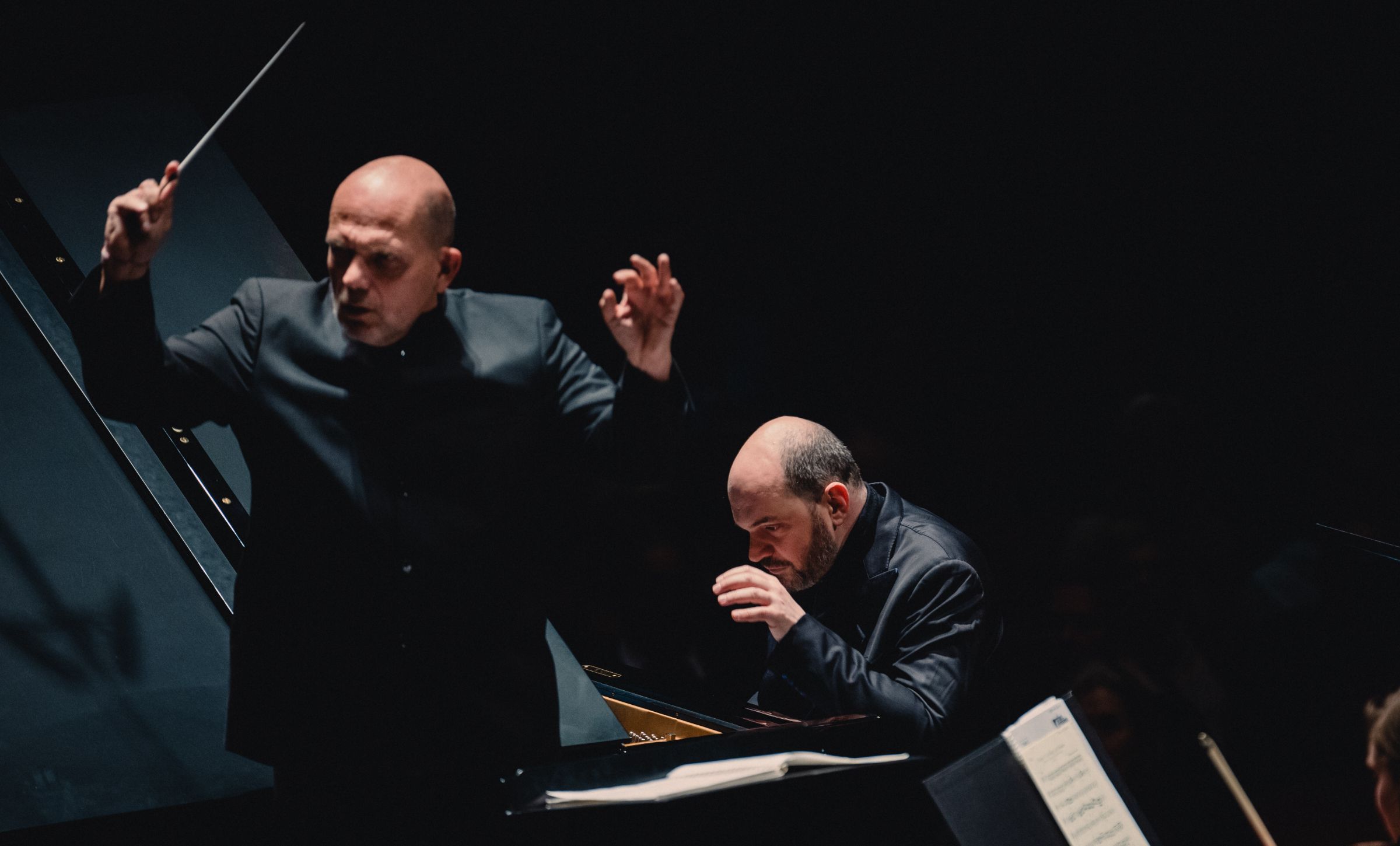 Jaap van Zweden and Kirill Gerstein &copy; Vincent Callot/Antwerp Symphony Orchestra