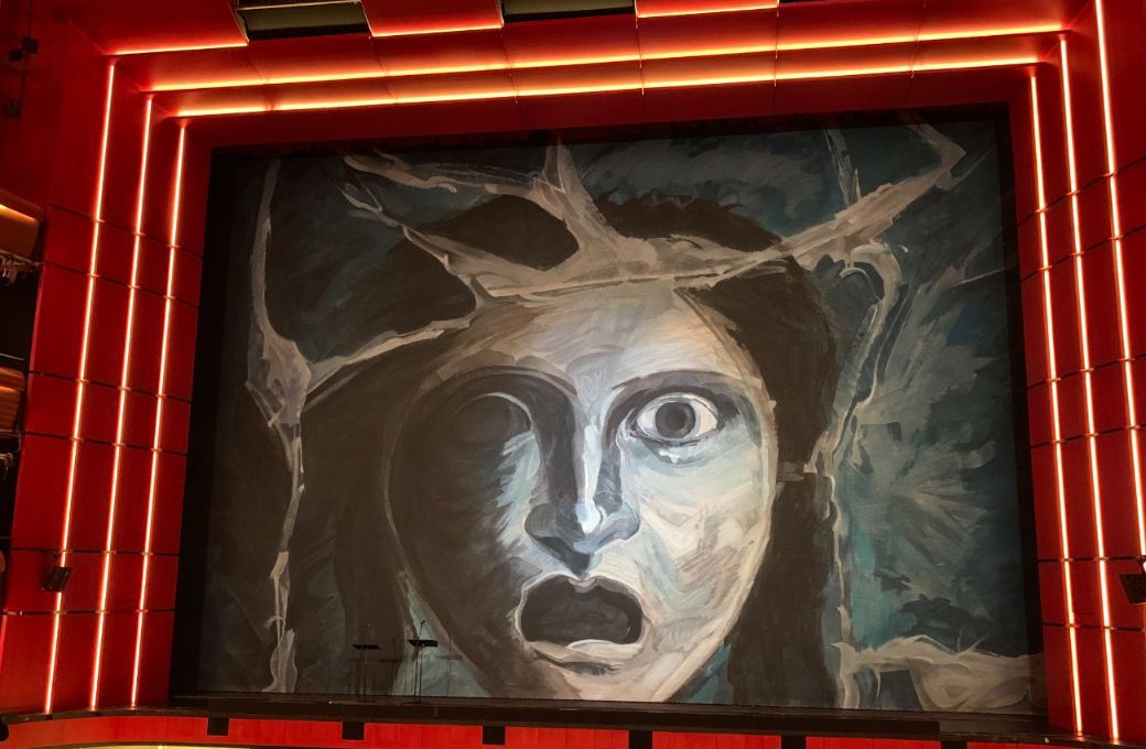 <i>Medea</i> drop curtain &copy; Mark Pullinger