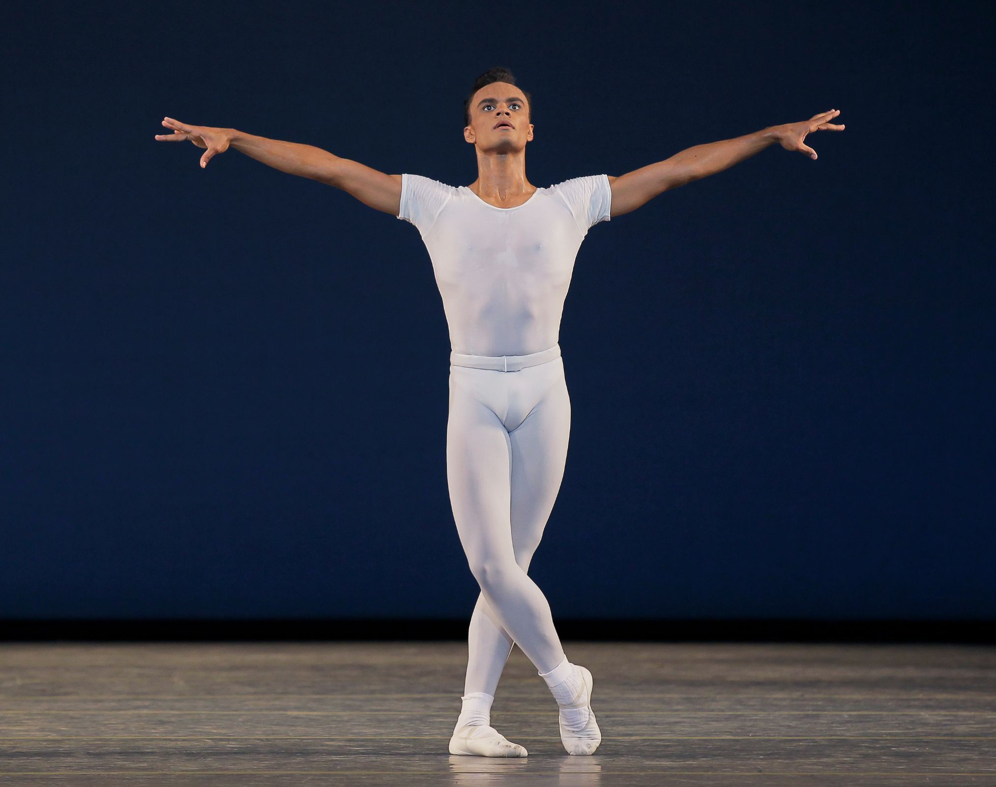 Taylor Stanley in George Balanchine's <i>Square Dance</i> &copy; Paul Kolnik