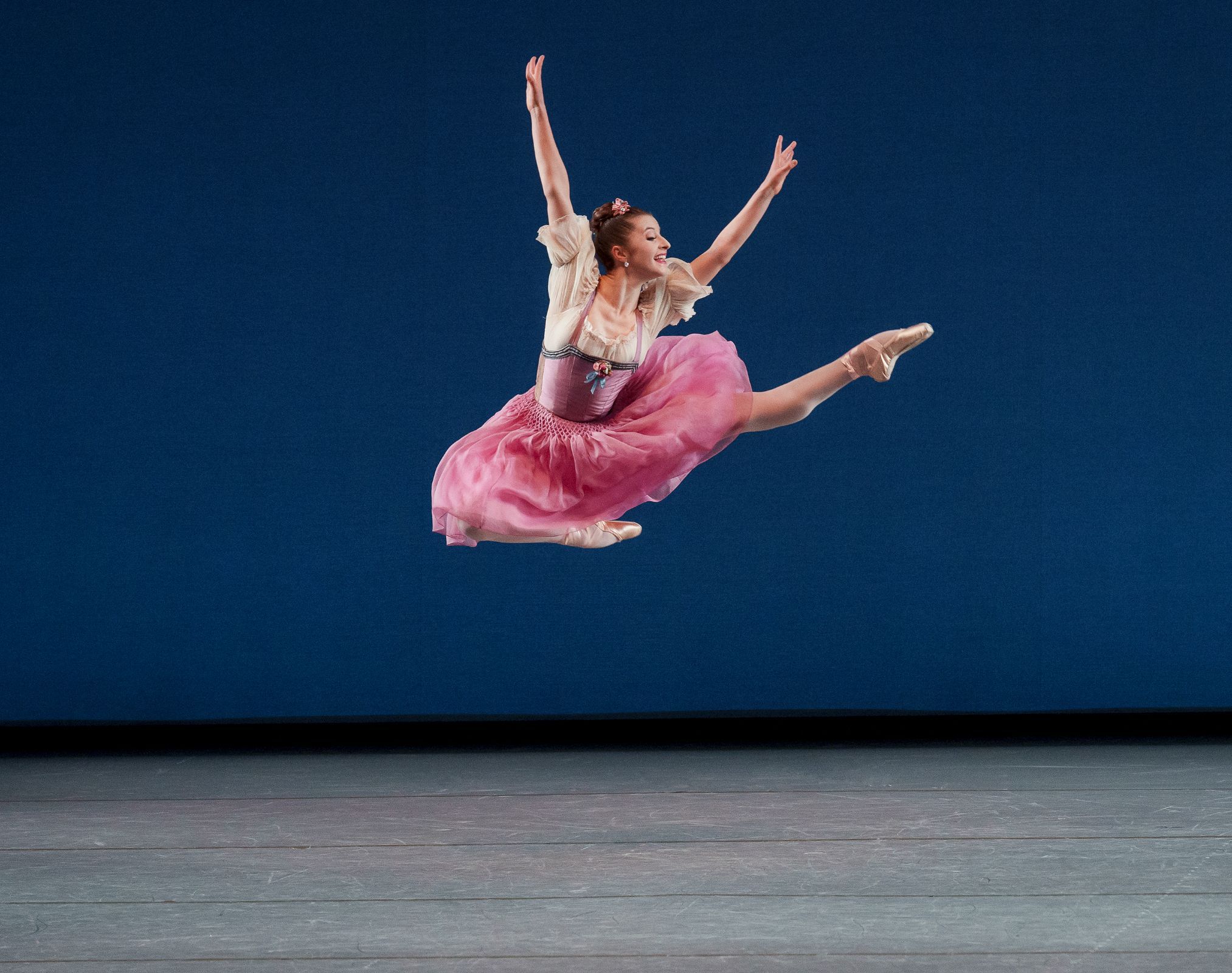 Indiana Woodward in George Balanchine's <i>Donizetti Variations</i> &copy; Paul Kolnik