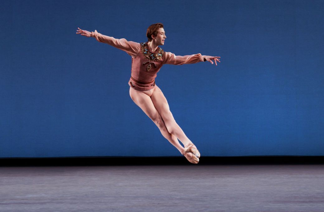 Joseph Gordon in George Balanchine's <i>La Source</i> © Erin Baiano