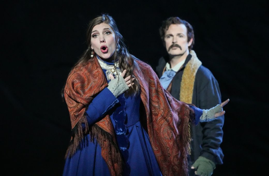 Kara Goodrich (Mim&igrave;) and Troy Cook (Marcello) &copy; Steven Pisano