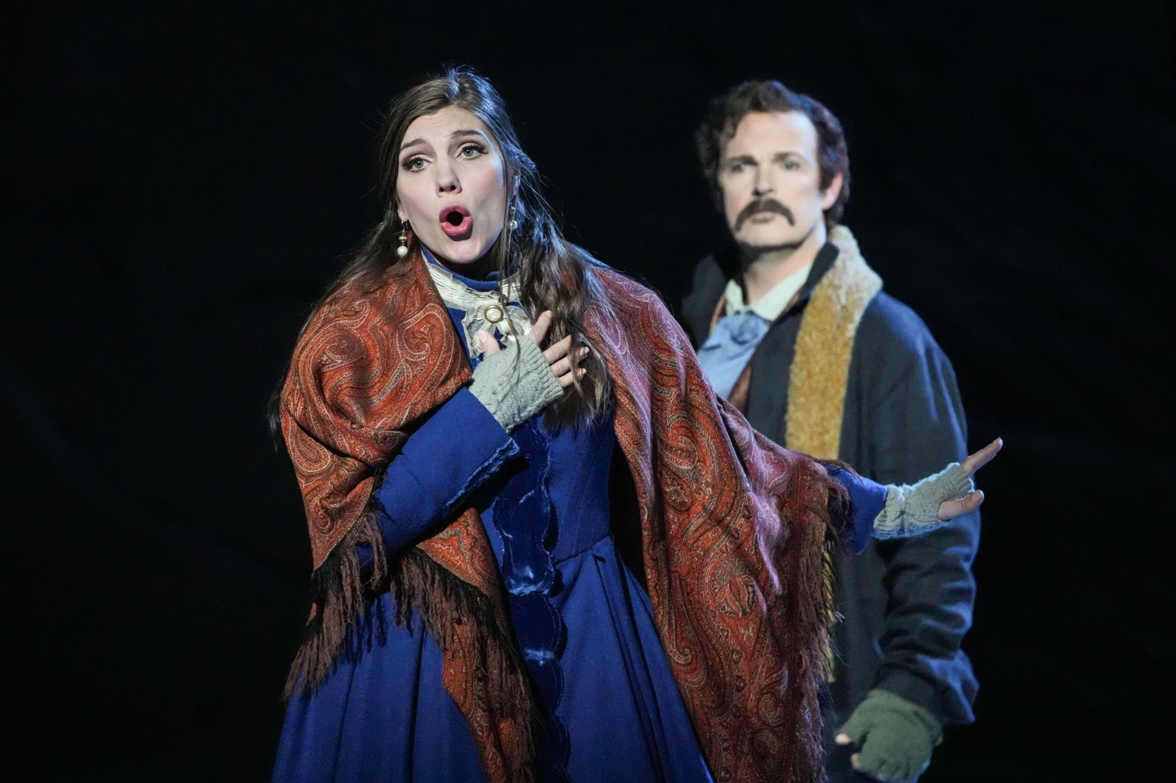 Kara Goodrich (Mimì) and Troy Cook (Marcello) &copy; Steven Pisano