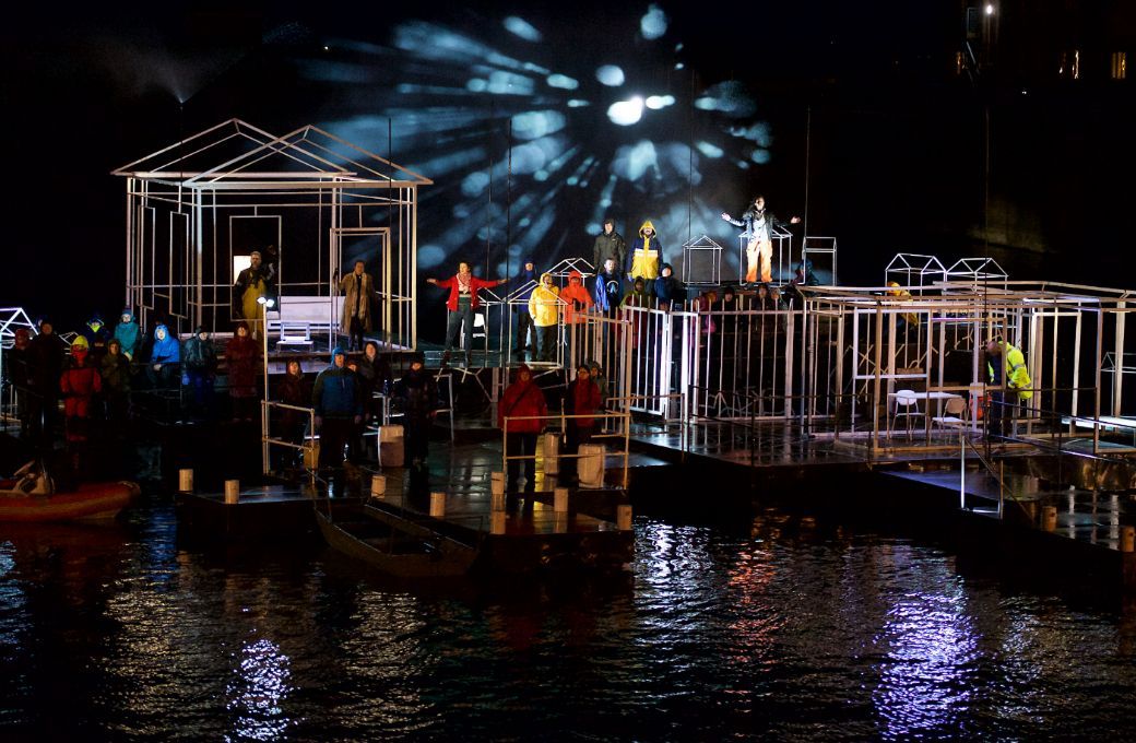 Slung Low’s production of <i>Flood</i> by playwright James Phillips © Malcolm Johnson