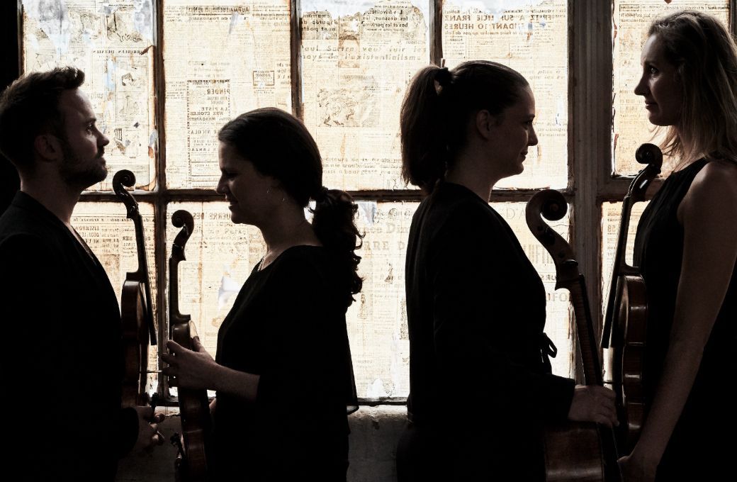 The Elias Quartet: from left, Donald Grant, Sara Bitlloch, Marie Bitlloch, Simone van der Giessen. © Kaupo Kikkas