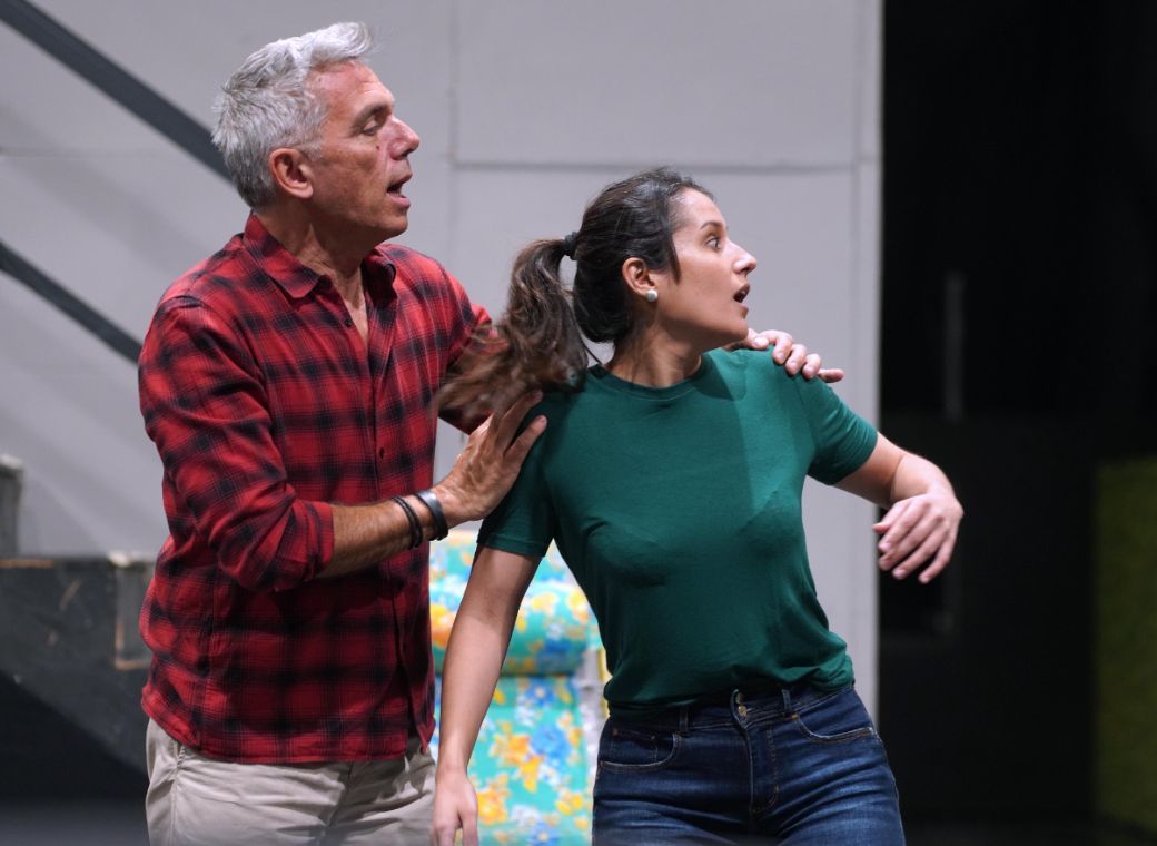 Laurent Pelly with Sara Blanch in rehearsal for <i>Il turco in Italia</i> at Teatro Real, Madrid &copy; Teatro Real | Javier del Real