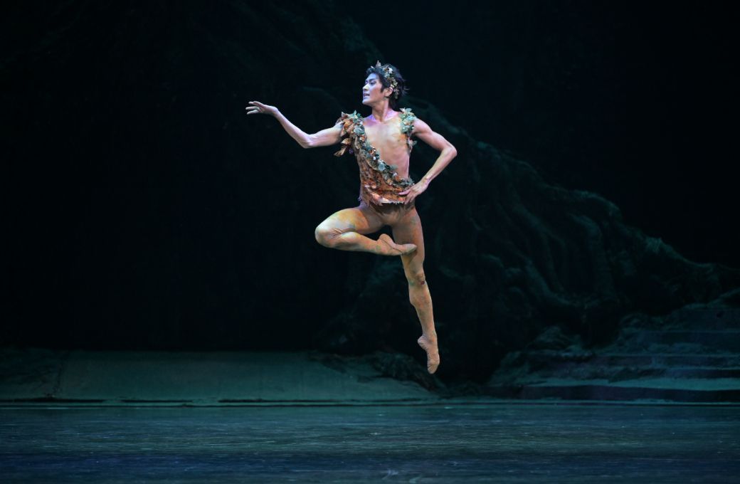 Yuki Yamada as Puck in Frederick Ashton's <i>The Dream</i> © Takashi Shikama