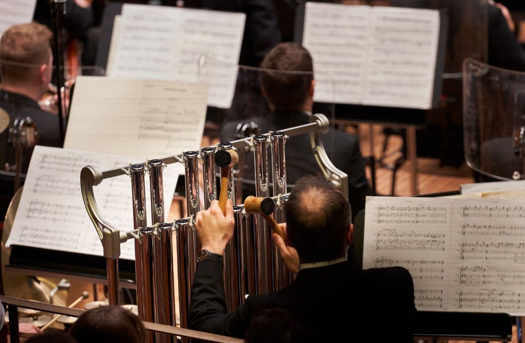London Symphony Orchestra percussion &copy; Jay Patel