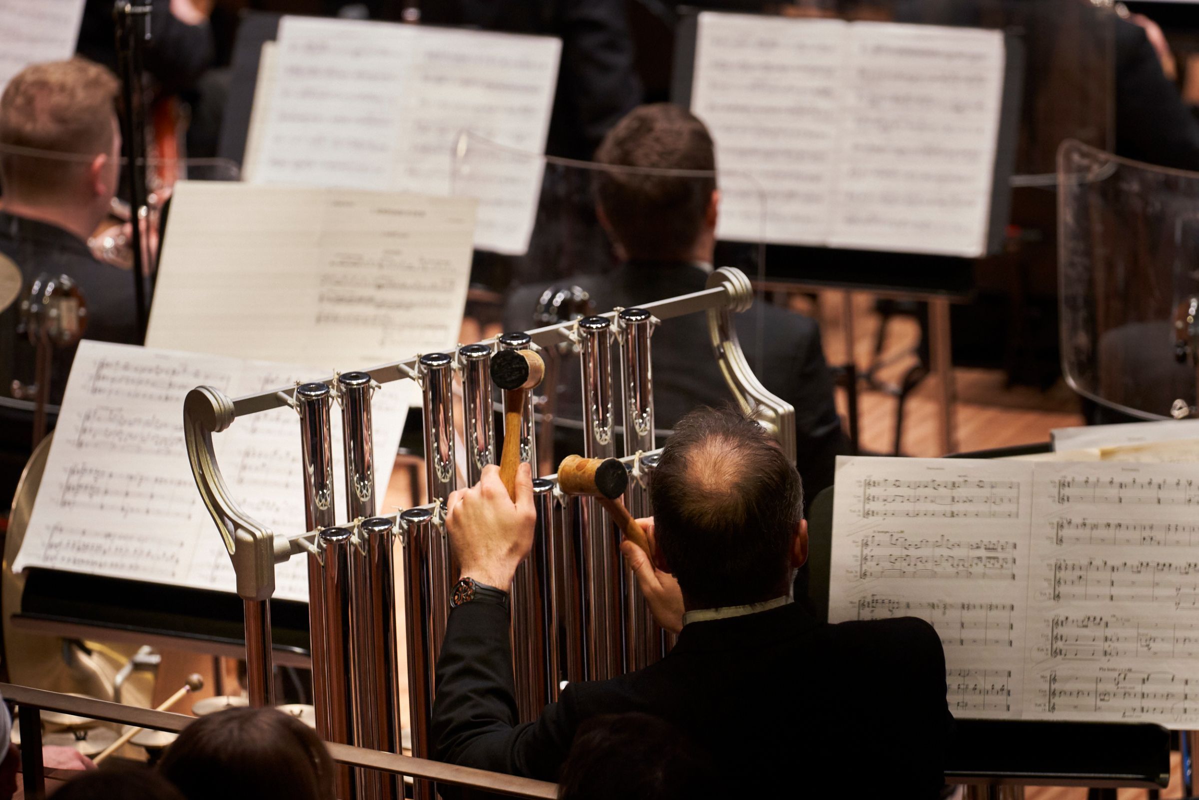 London Symphony Orchestra percussion &copy; Jay Patel
