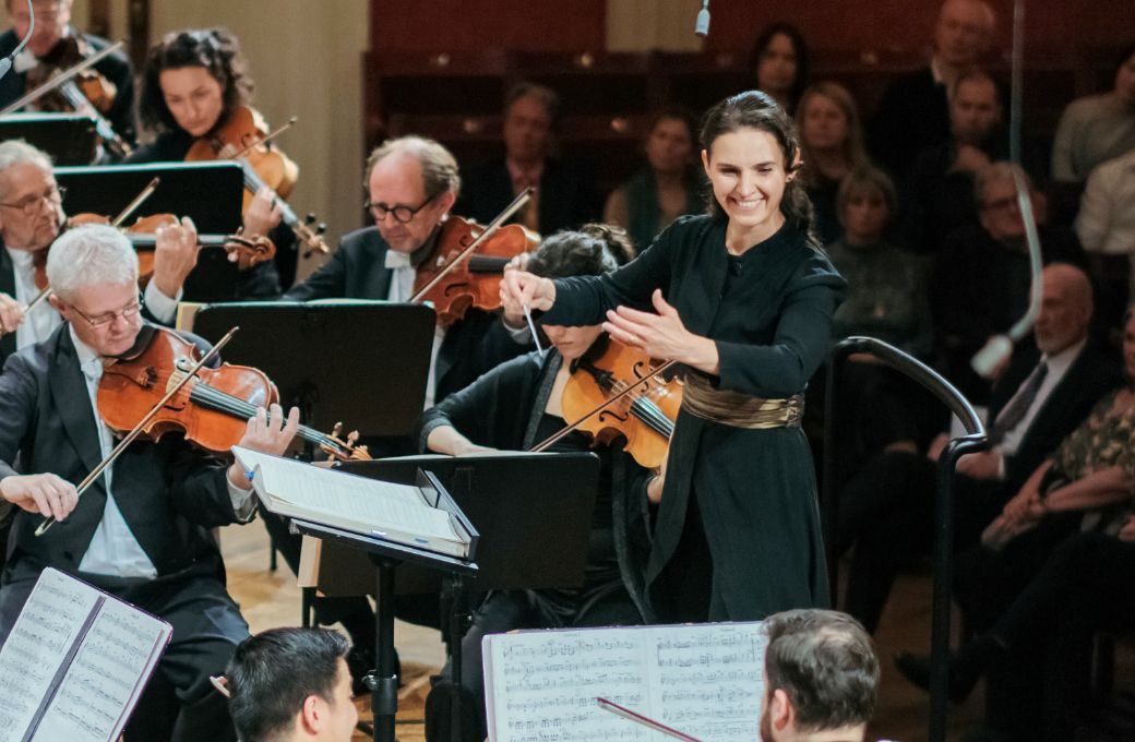 Oksana Lyniv conducts the Wiener Symphoniker &copy; Iryna Karpenko