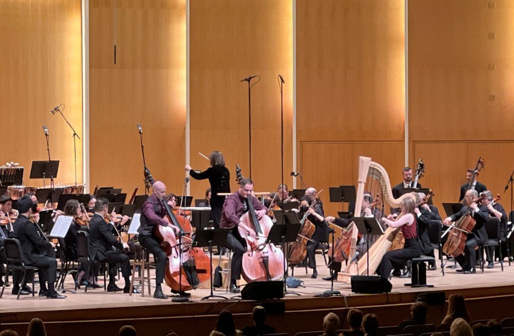 Daniel Pendley, Brett Shurtliffe, Madeline Olson and the Buffalo Philharmonic Orchestra © Travis Estes