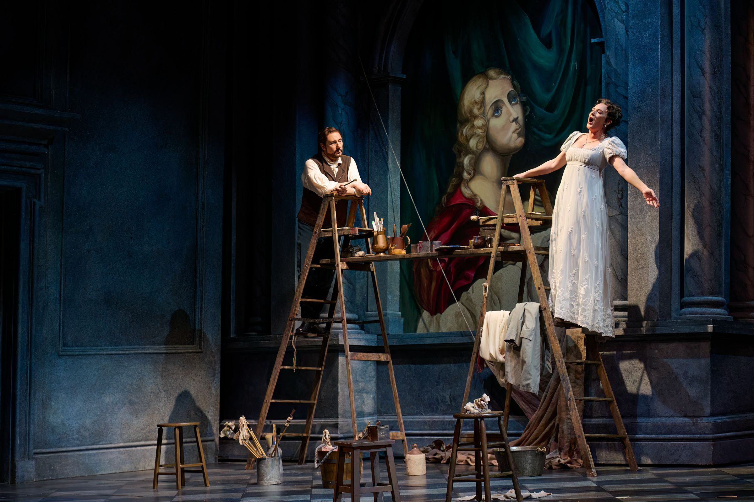 Stefano La Colla (Cavaradossi) and Sinéad Campbell-Wallace (Tosca) © Michael Cooper