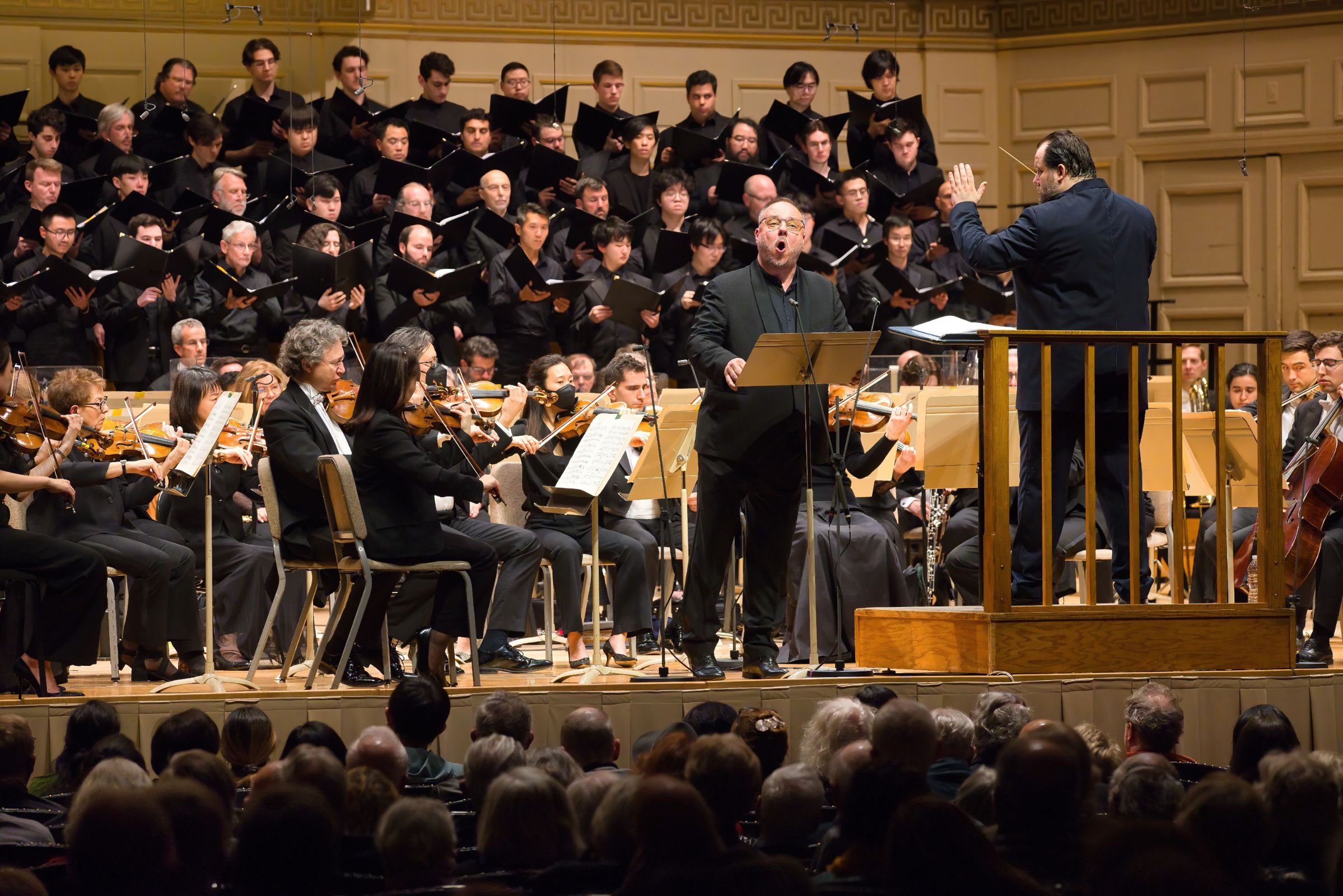 Matthias Goerne, Andris Nelsons and the Boston Symphony &copy; Hilary Scott
