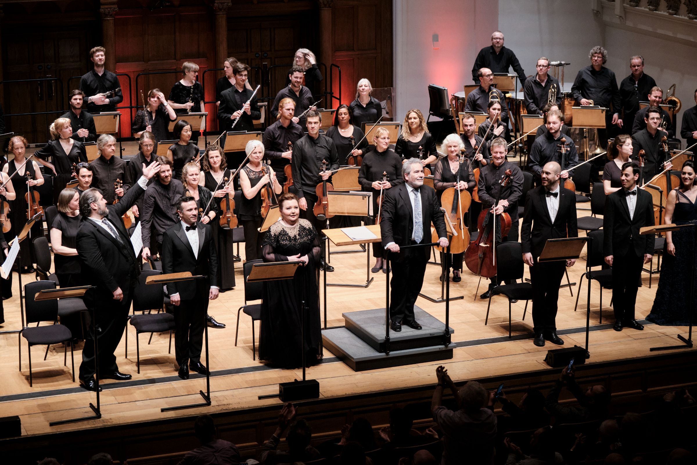 Carlo Rizzi, the Britten Sinfonia and cast &copy; Russell Duncan