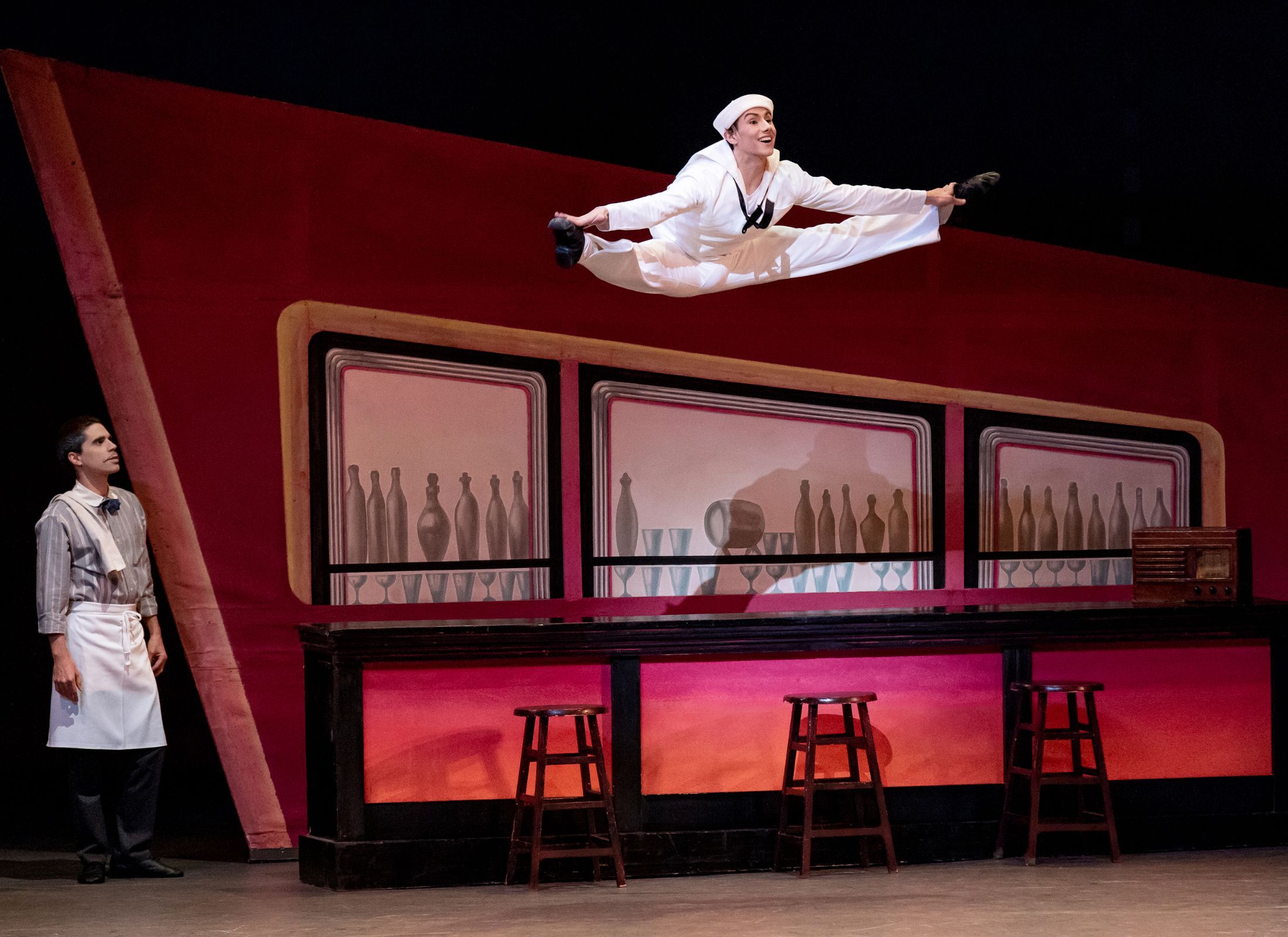 Roman Mejia in Jerome Robbins' <i>Fancy Free</i> &copy; Erin Baiano