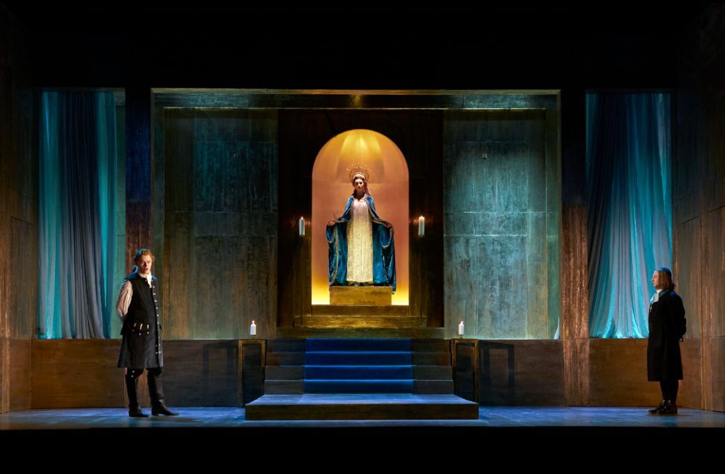 Francis Gush (Giulio Cesare) and Susanna Hurrell (Cleopatra) &copy; Richard Hubert Smith