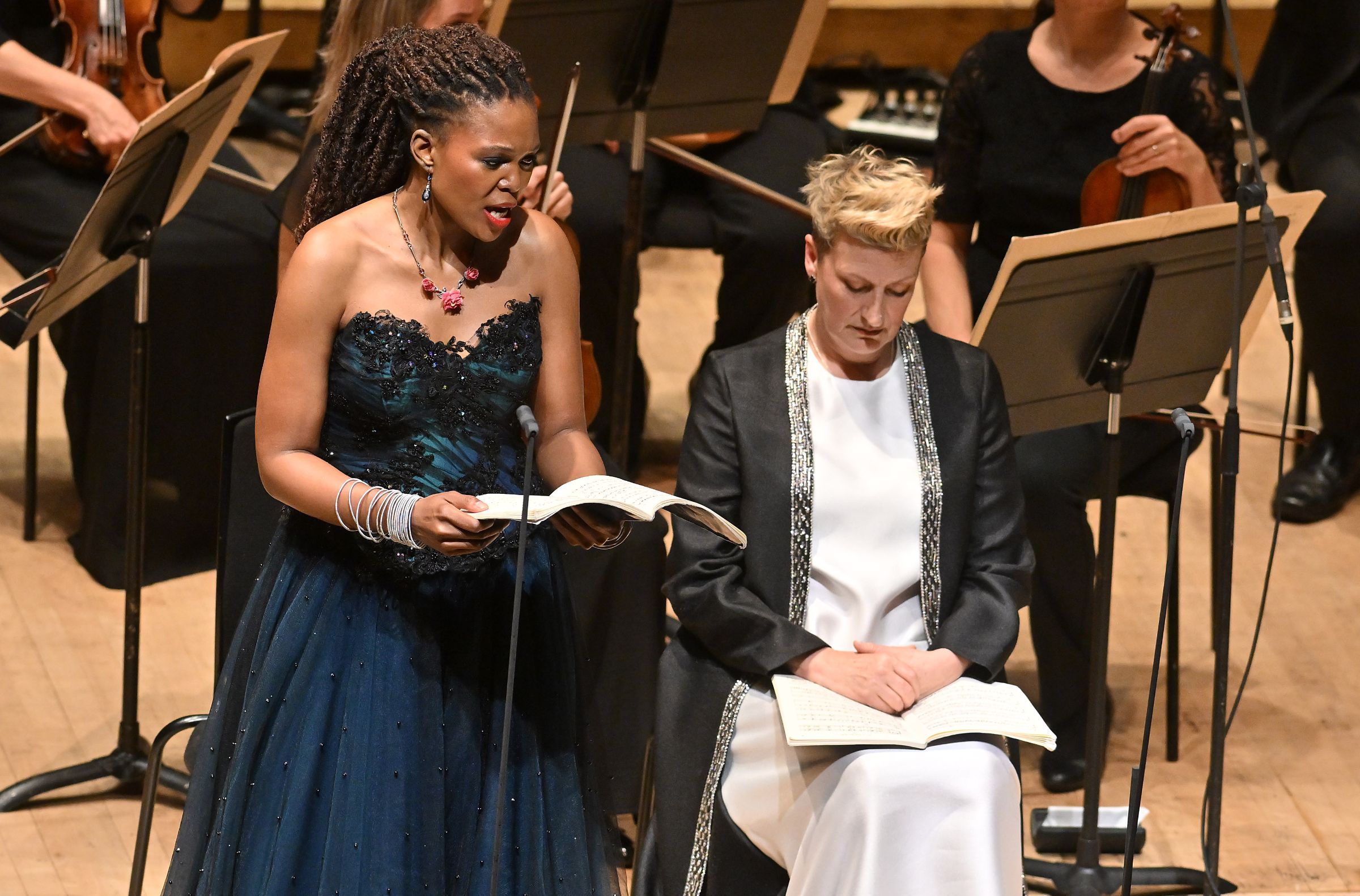 Pumeza Matshikiza and Dame Sarah Connolly &copy; BBC | Mark Allan