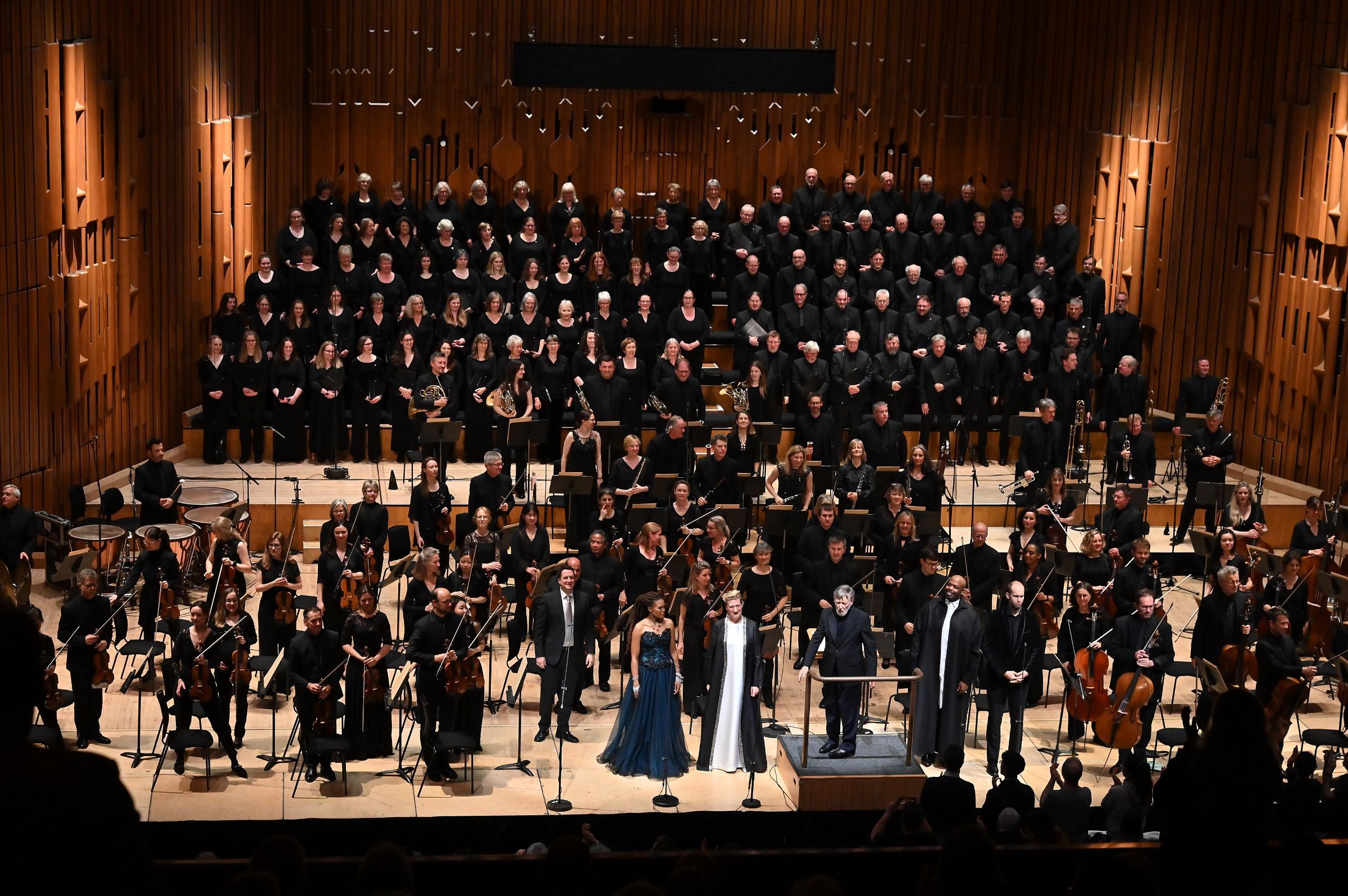 Sir Andrew Davis, soloists and the BBC Symphony Chorus and Orchestra &copy; BBC | Mark Allan