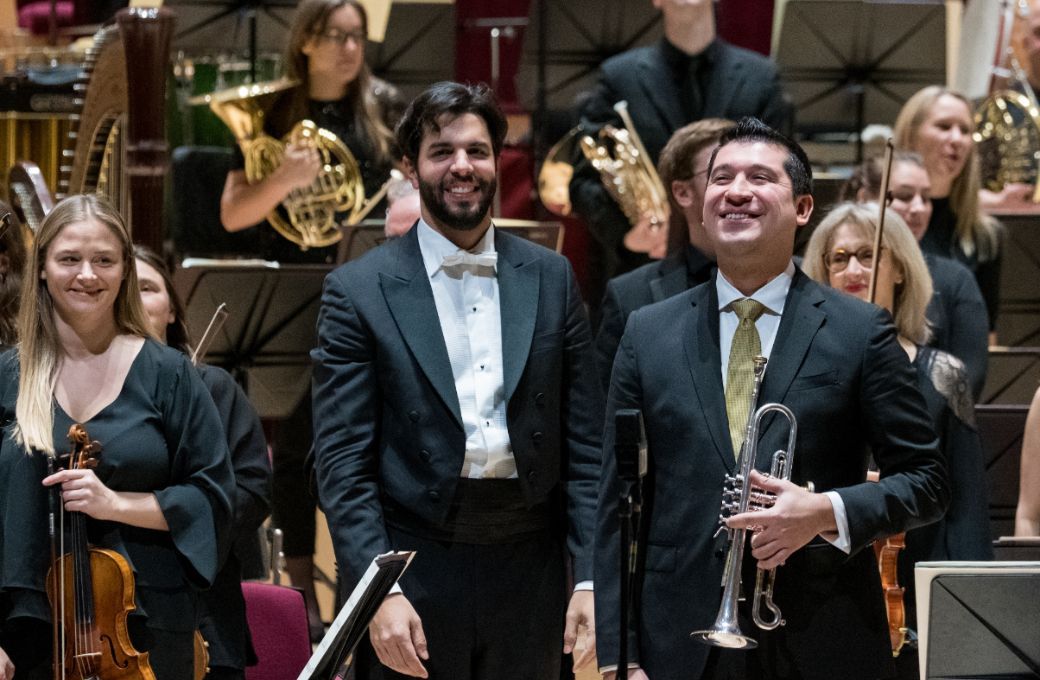 Domingo Hindoyan and Pacho Flores &copy; Mark McNulty (2020)