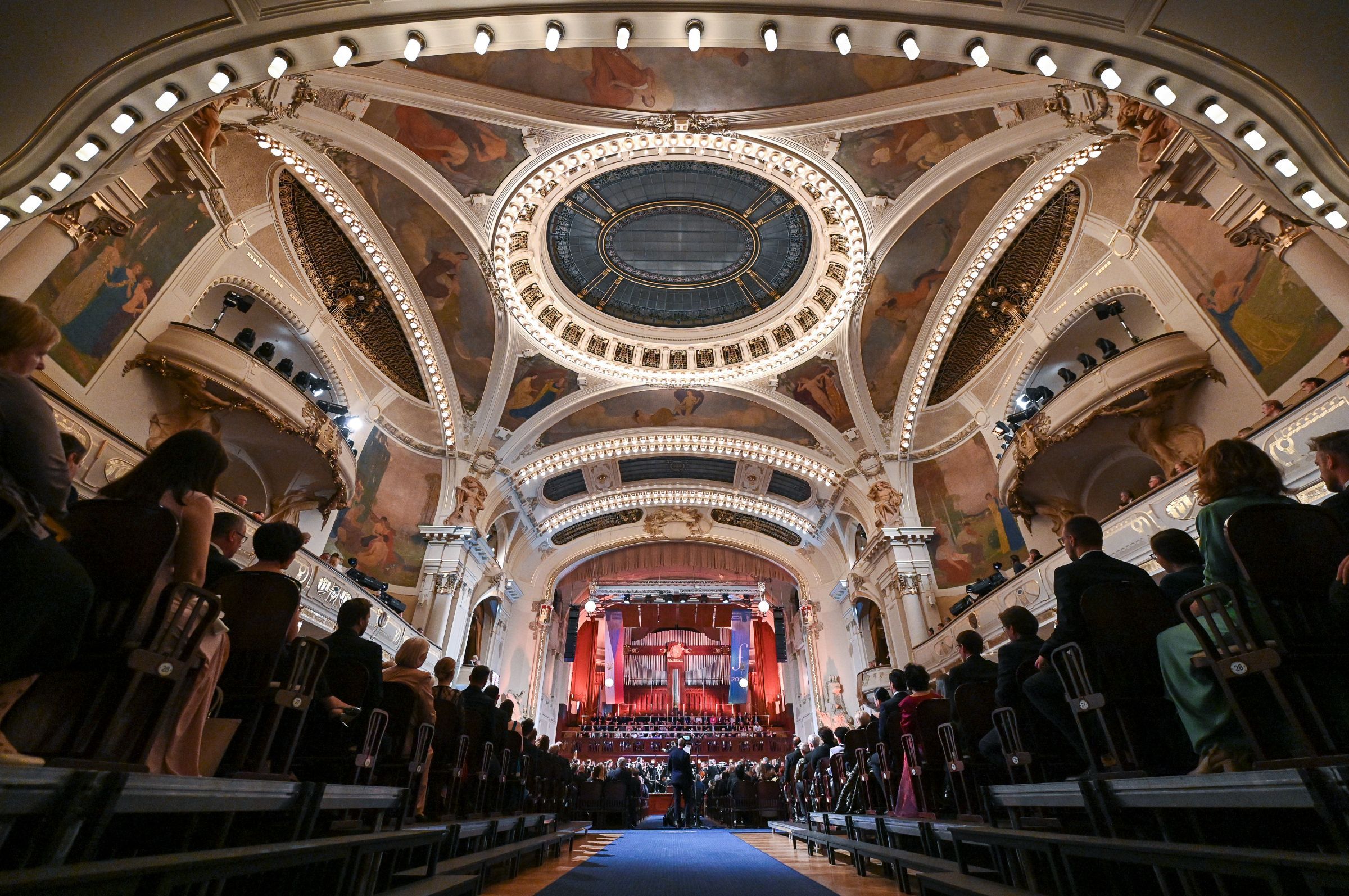 Smetana Hall on opening night of Prague Spring © Pražské Jaro | Prague Spring Festival 2023 | Ivan Malý