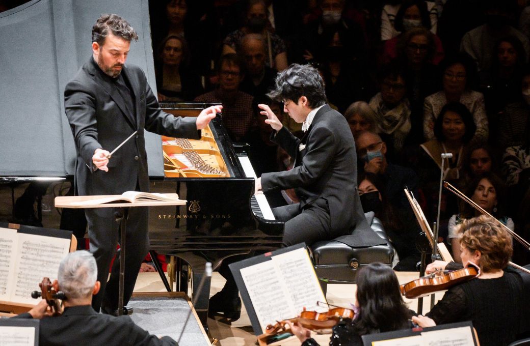 James Gaffigan and Yunchan Lim &copy; Chris Lee