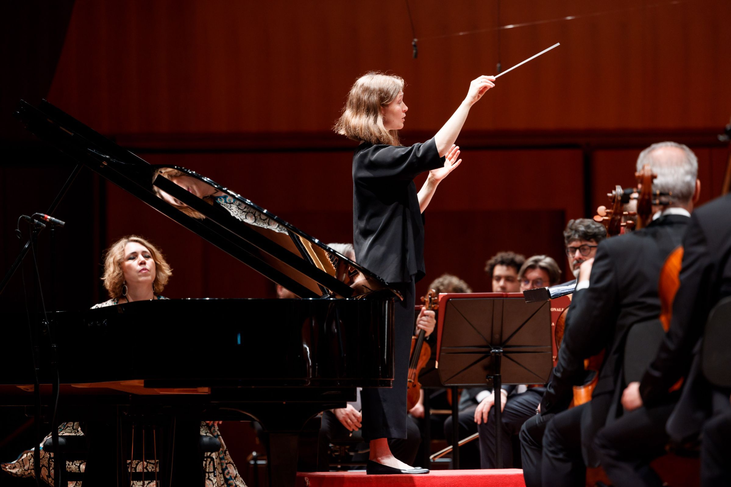 Gabriela Montero and Mirga Gražinytė-Tyla &copy; ANSC: Musacchio, Ianniello &amp; Pasqualini