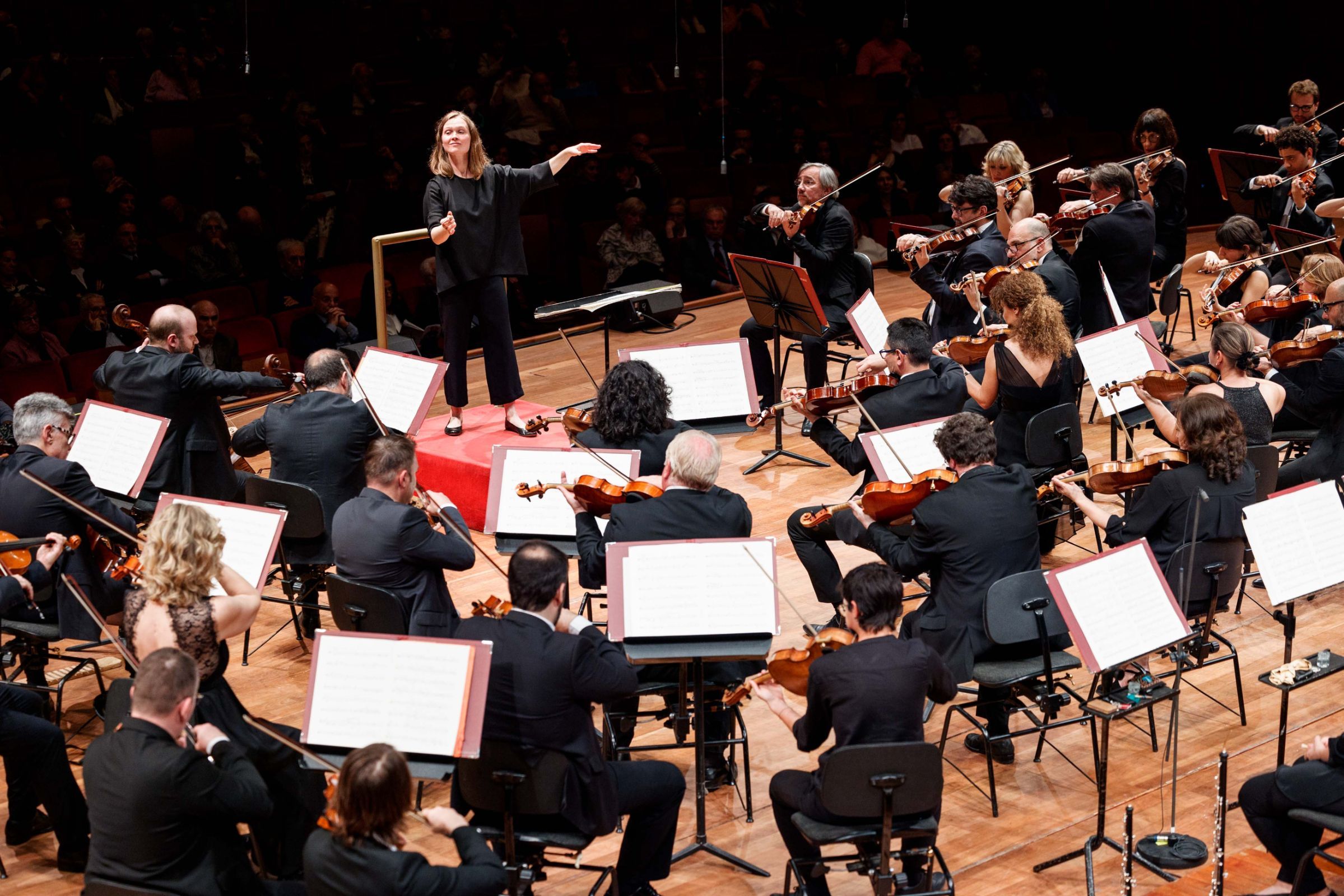 Mirga Gražinytė-Tyla conducts the Orchestra dell'Accademia Nazionale di Santa Cecilia &copy; ANSC: Musacchio, Ianniello &amp; Pasqualini