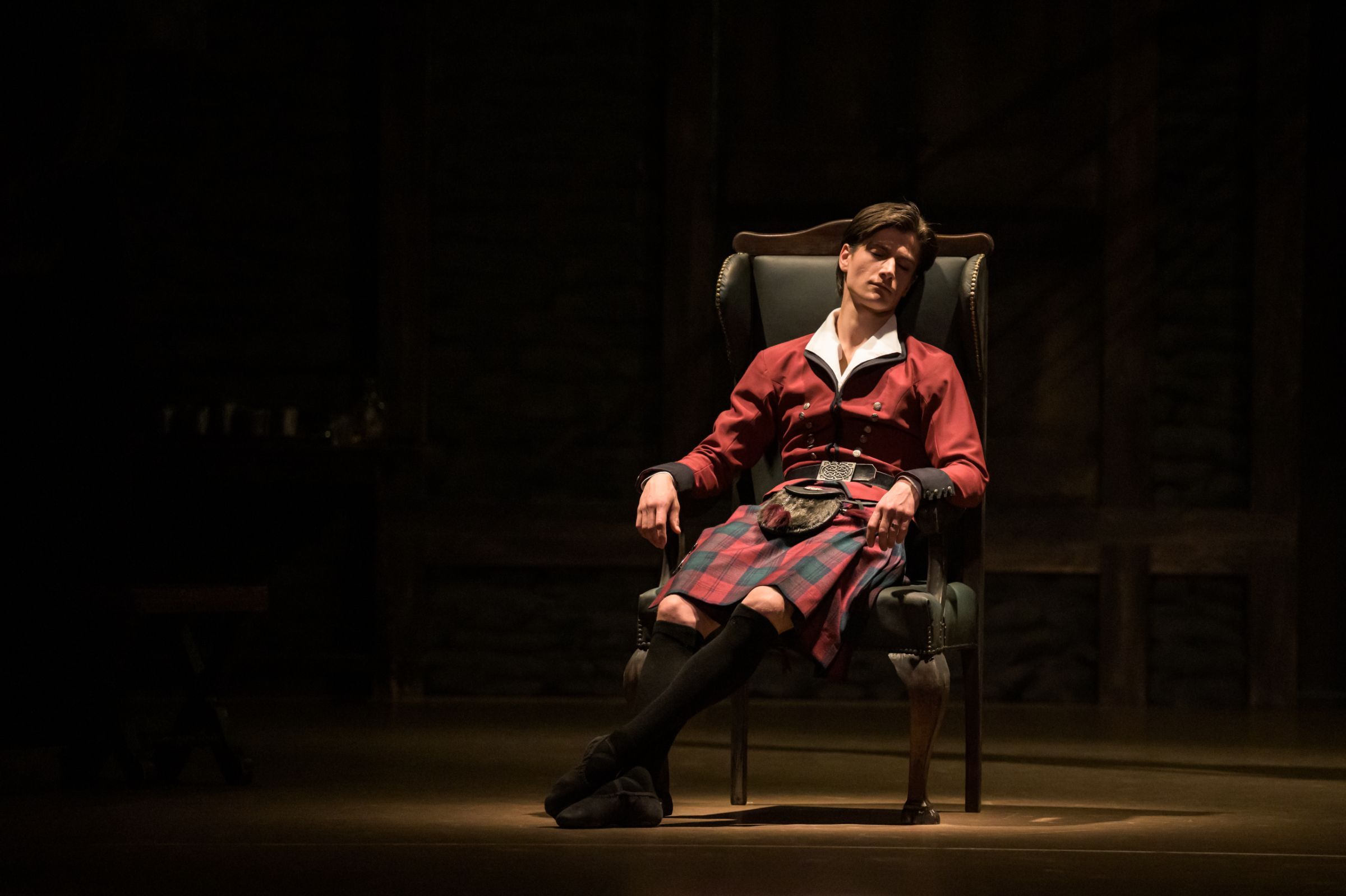 Paul Irmatov as James in Johan Kobborg's <i>La Sylphide</i> &copy; Serghei Gherciu