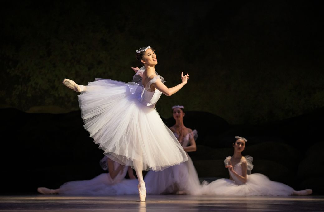 Ayaka Fujii as The Sylph in Johan Kobborg's <i>La Sylphide</i> &copy; Serghei Gherciu